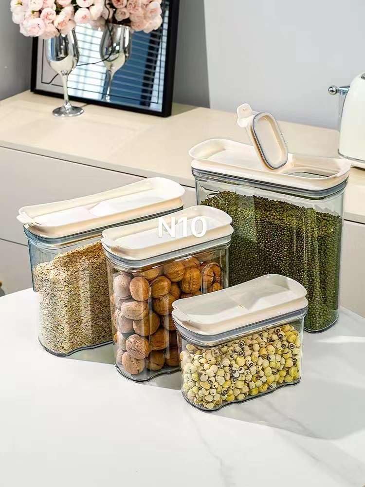 Crobat Storage Bottles Large Capacity Food Containers Multigrain Dried Fruit Tea Box Kitchen Accessories For Cereal Rice Flour (