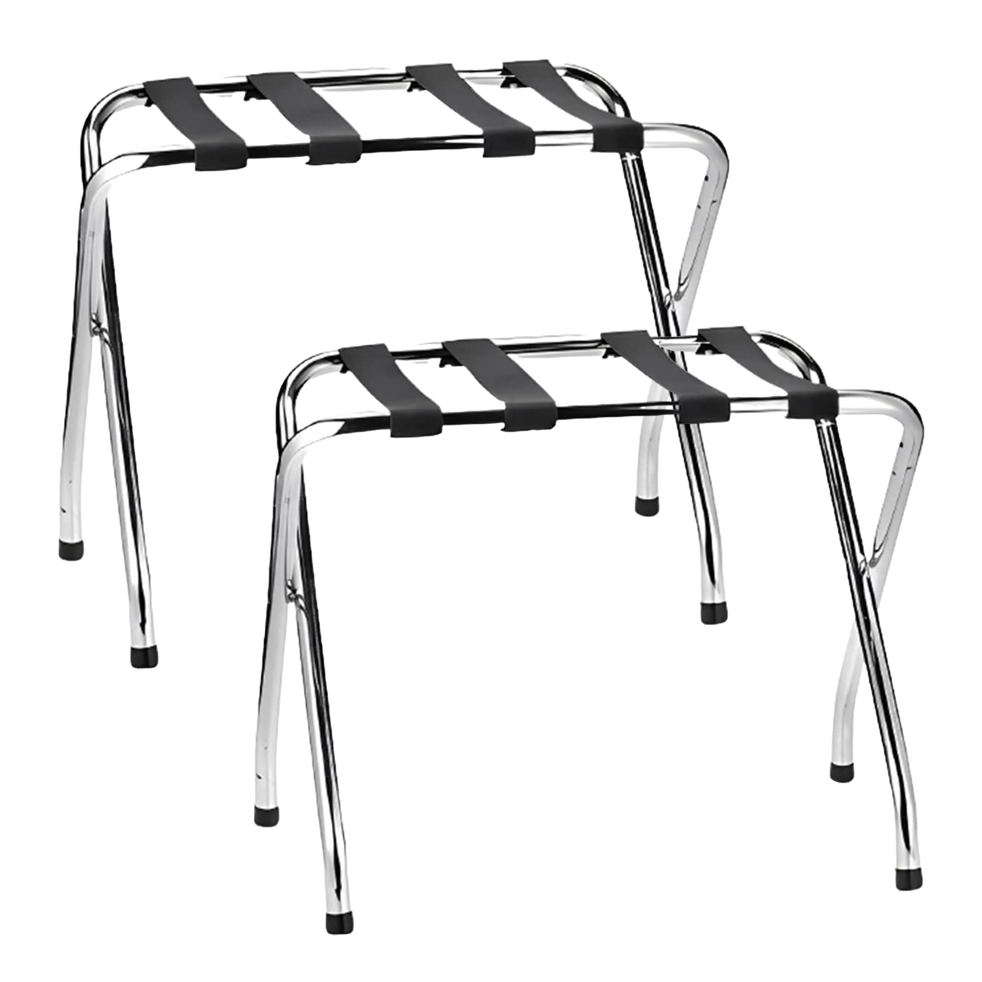 Luggage Rack, Foldable Suitcase Stand, Metal Luggage Holder For Guest Room, Foldable Storage Steel Frame | Suitcase Stand Perfec