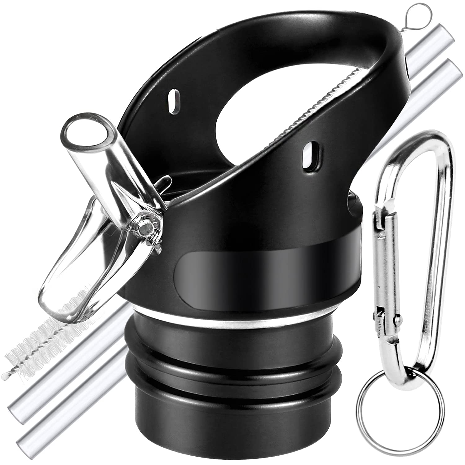 Straw Lid For Hydro Flask Standard Mouth, Simple Modern Ascent Lid With Straw. Improved Replacement Cap Multi-Compatible With 1.