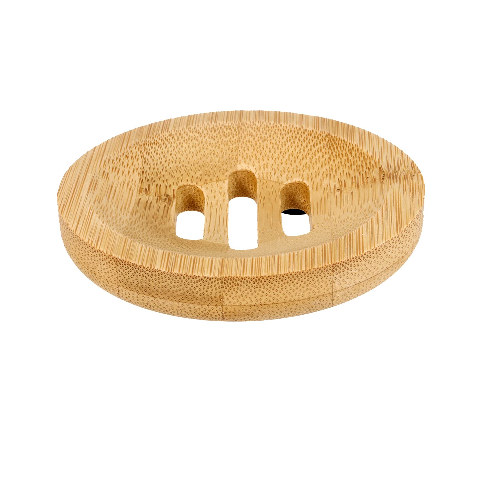 Japchet 8 Pack Bamboo Soap Dish, Natural Wooden Soap Holders Set, Square & Round Soap Holder Tray Bathroom Storage Soap Saver Fo