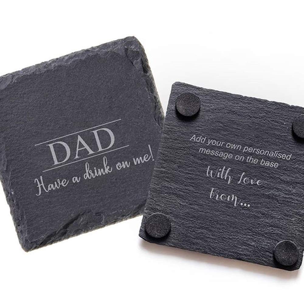 Monkey Sun 60 Pack 4 X 4 Inch Gorgeous Black Slate Stone Coasters Bulk Square Slate Stone Cup Coaster For Drink Bar Kitchen Home
