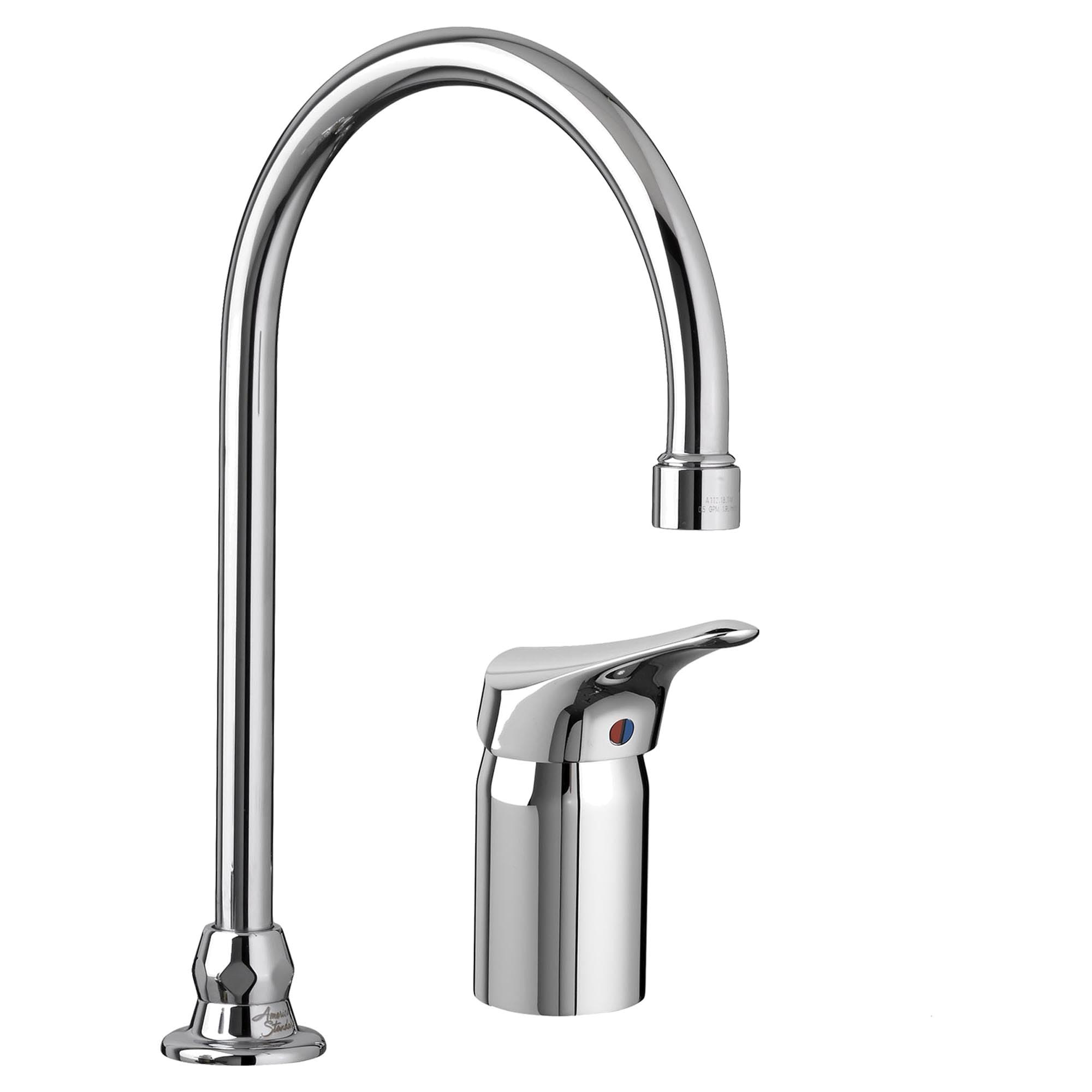 American Standard 6114380.002 Monterrey Single Control Gooseneck Kitchen Faucet with Remote Valve