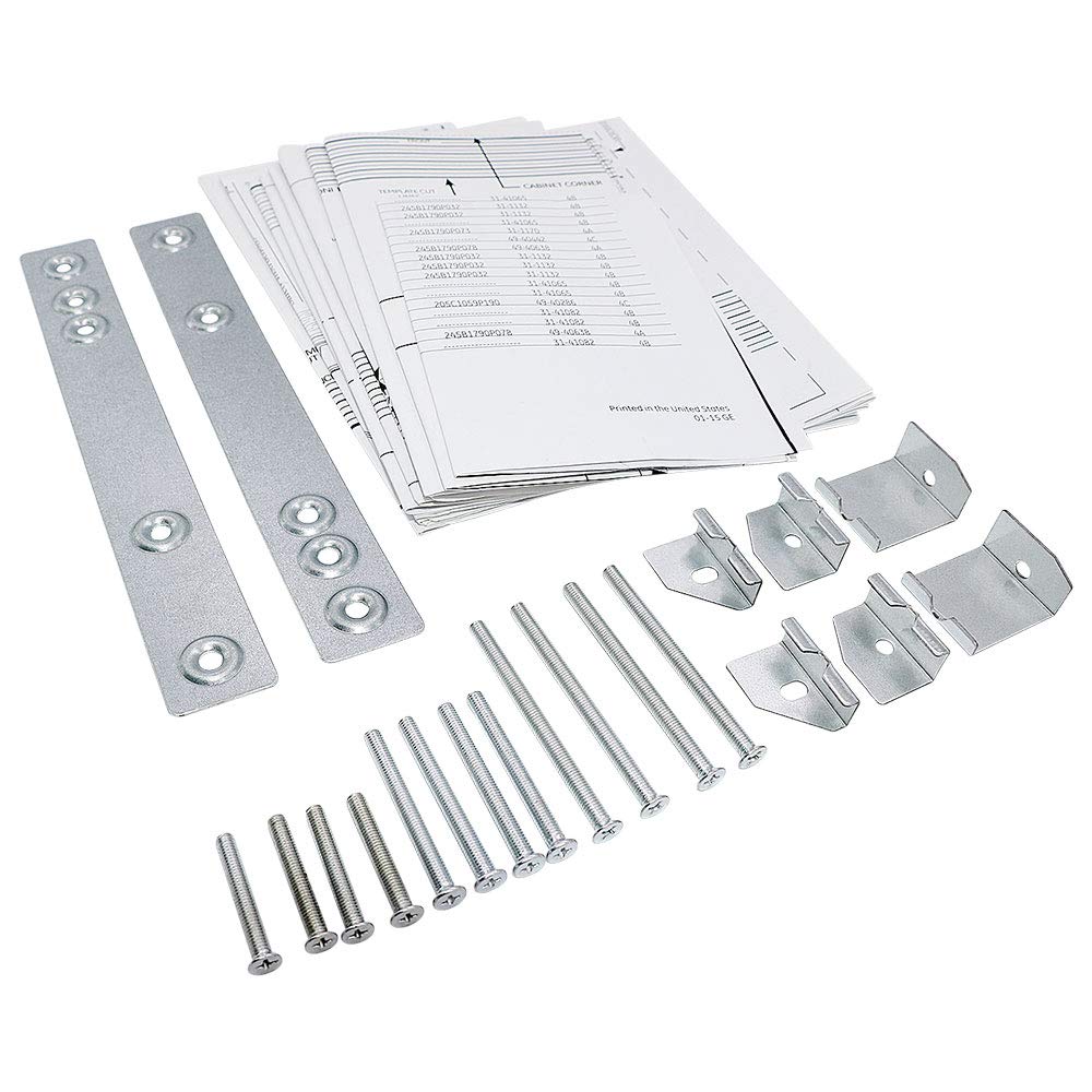 Microwave Under Cabinet Mounting Kit Wx4-A019 Jxa019K Compact Undercabinet Mounting Kit Replacement By Ami Parts For G.E Microwa