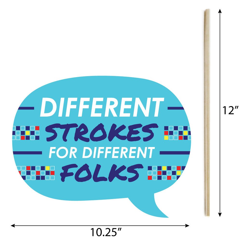 Big Dot Of Happiness Funny Making Waves - Swim Team - Swimming Party Or Birthday Party Photo Booth Props Kit - 10 Piece