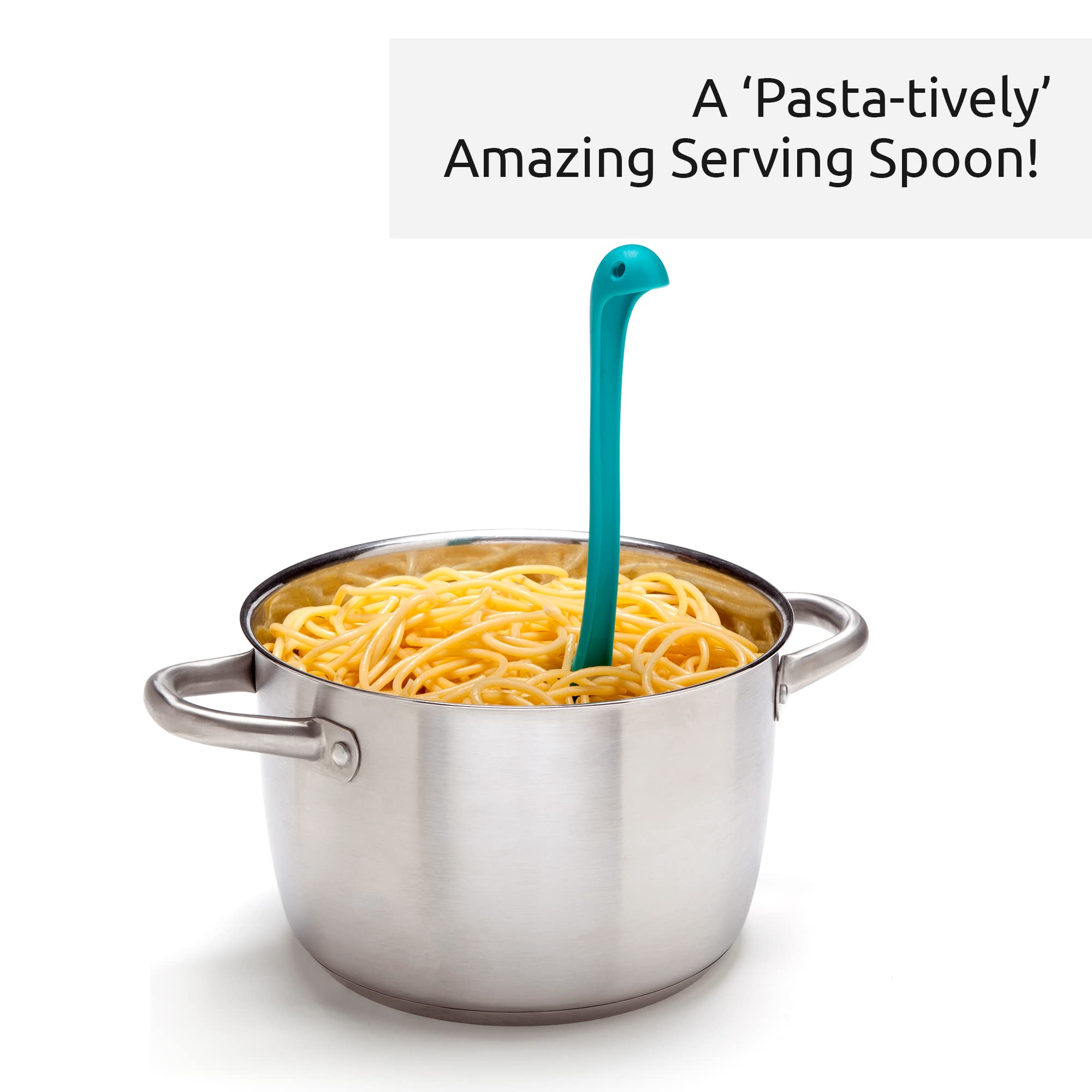 Ototo Pasta Spoon & Spaghetti Spoon - Cooking Gadgets, Cooking Gifts, Cool Kitchen Gadgets, Cool Gifts, Cute Kitchen Accessories