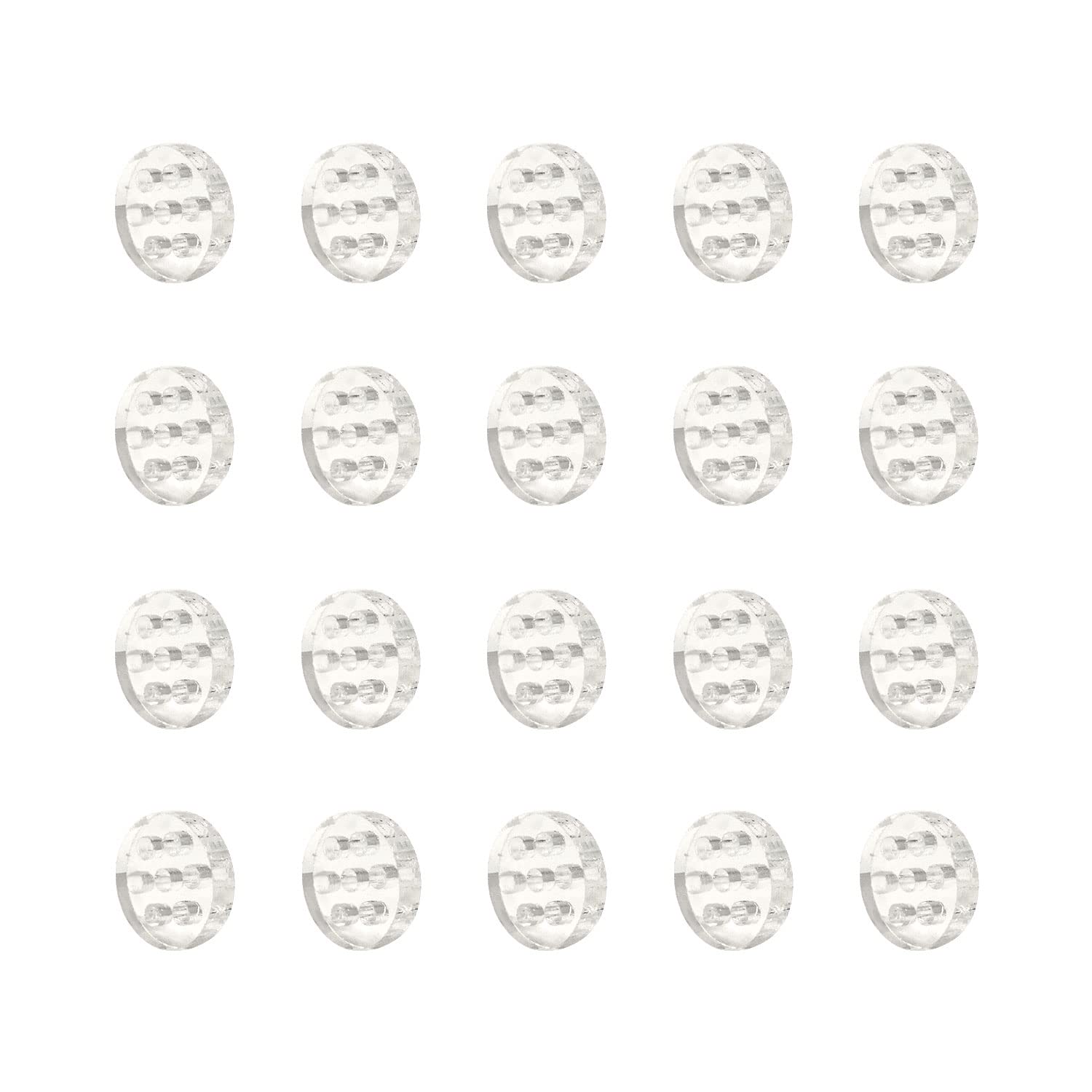 Honbay 20Pcs High Borosilicate Glass Screens Filters With Holes Honeycomb Holes Filter Screen (8Mm)