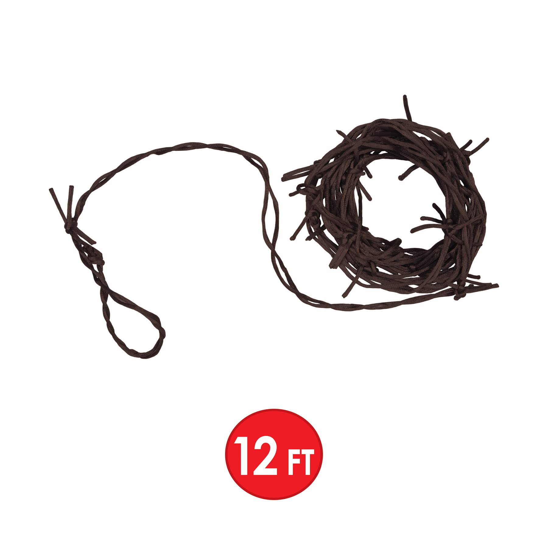 Beistle Rusty Barbed Wire Garland
