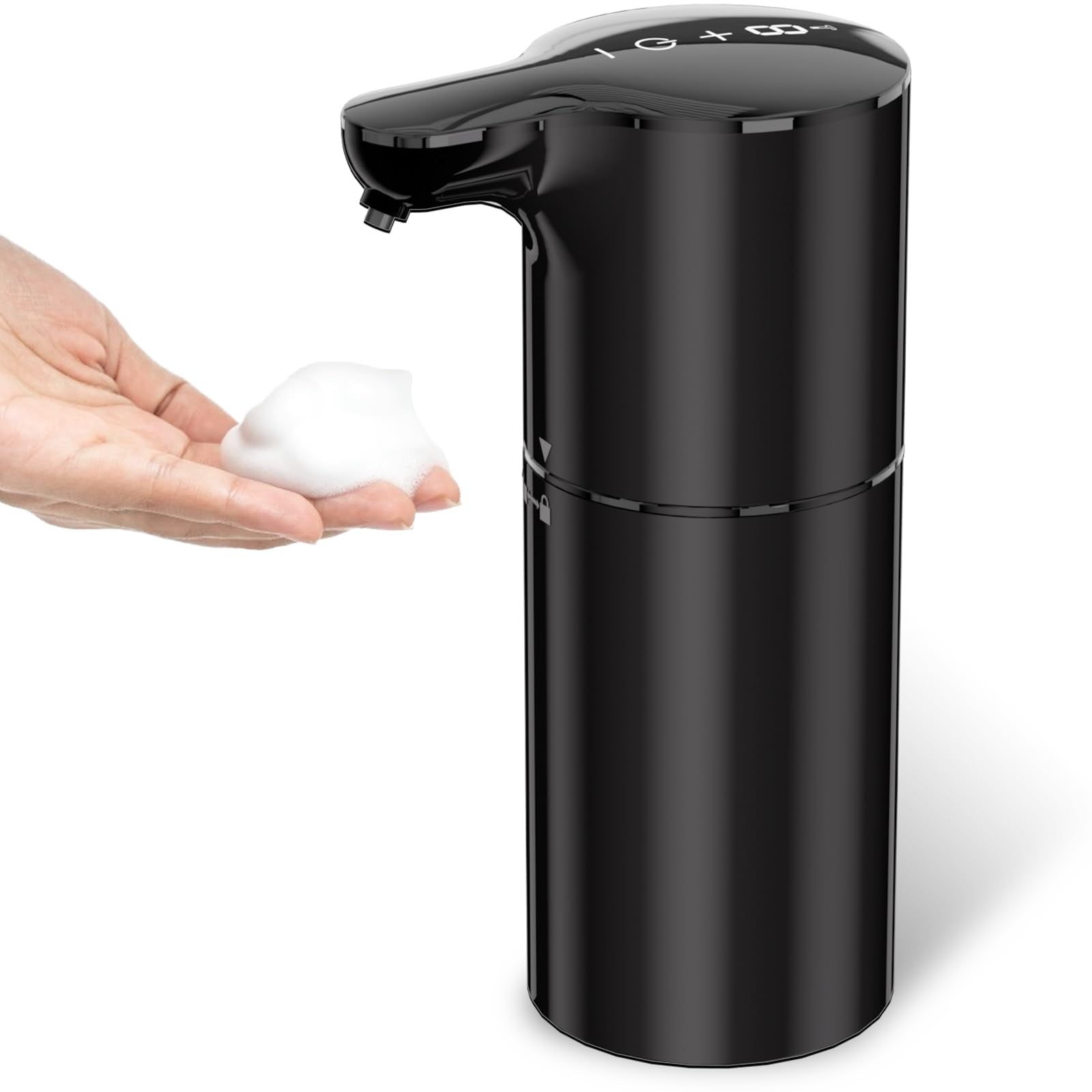 Yikhom Automatic Foaming Soap Dispenser With Auto Clean, 15.37 Oz/450Ml Touchless Soap Dispenser, 8 Adjustable Volume Control, 2