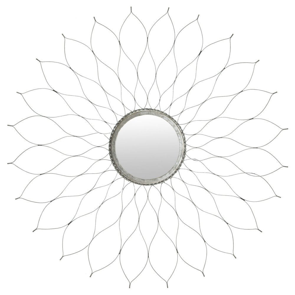 Safavieh Home Collection Silver Flower Mirror