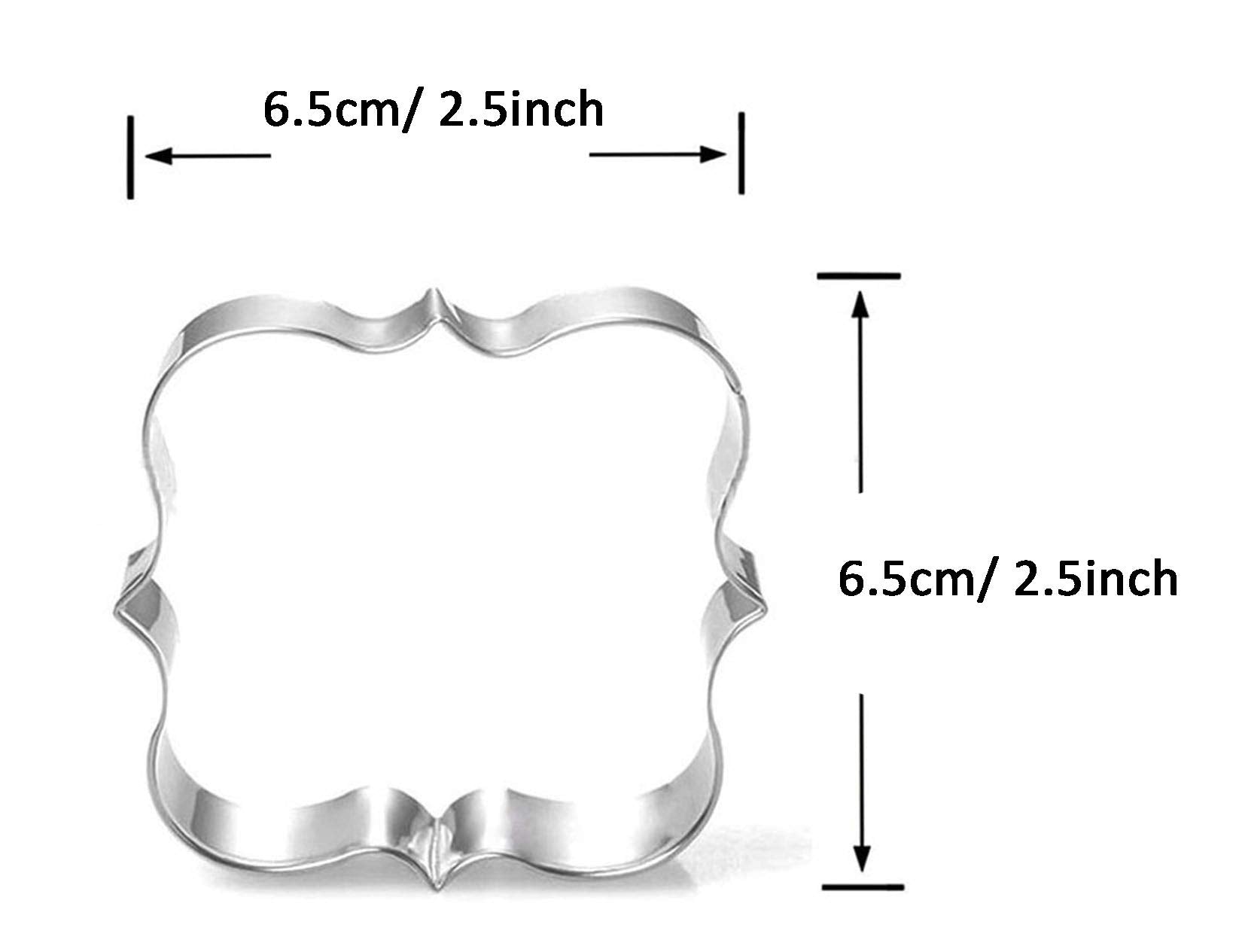 Wjsyshop Square Plaque Cookie Cutter