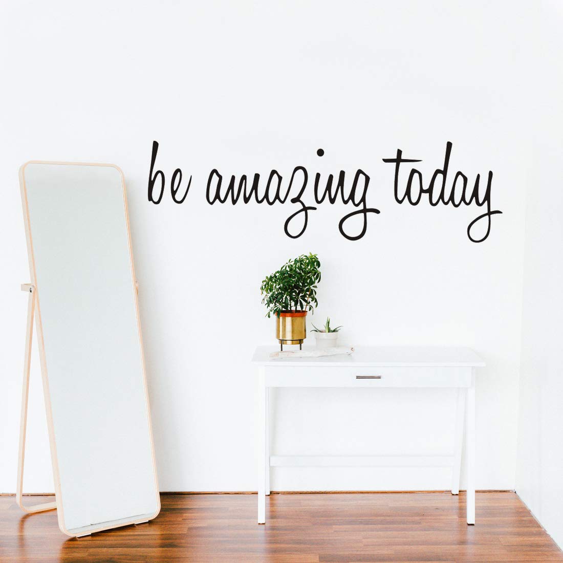 Wall Decals Stickers Inspirational Be Amazing Today Vinyl Positive Wall Saying Peel and Stick Motivational Quotes Decal for Home