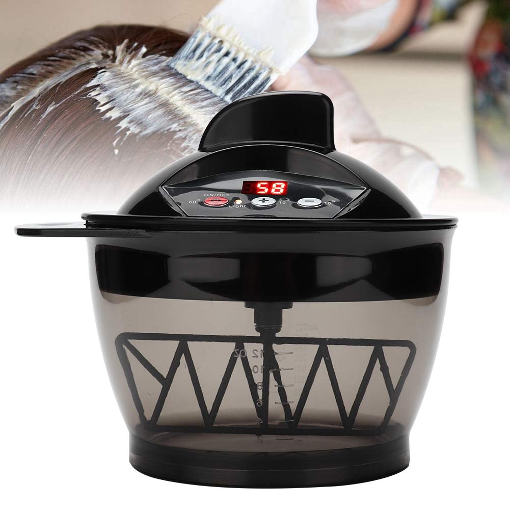 Rbsd Electric Mixer, Electric Blender, With Scales Mixing Bowl, Us Plug Automatic Dye Cream Blender For Hair Salon Home
