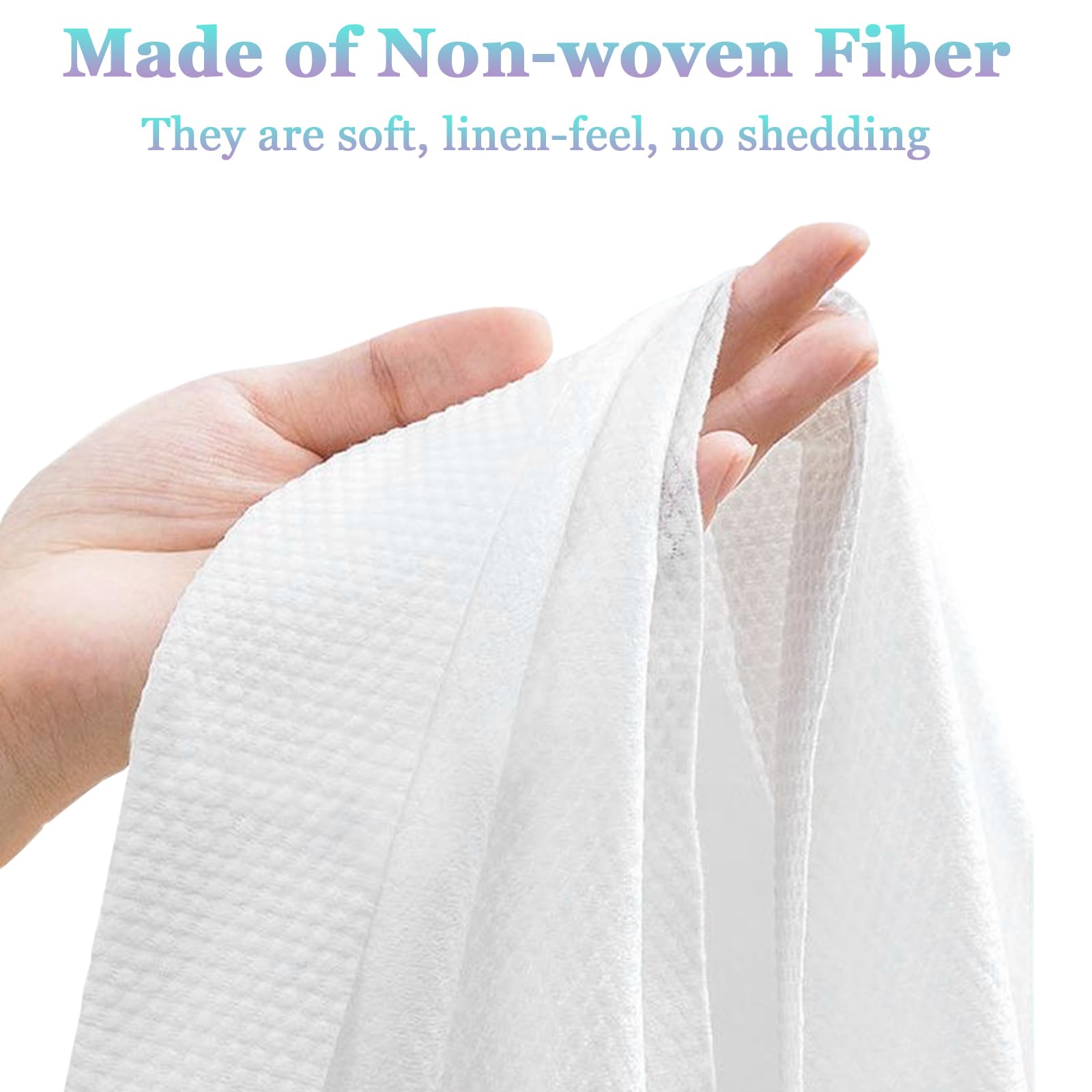 Biubumtu 50-Count Disposable Bath Hair Towels, 19.7'' x 27.6'' Thickened and Absorbent Salon & Spa Towels for Massage Yoga Campi