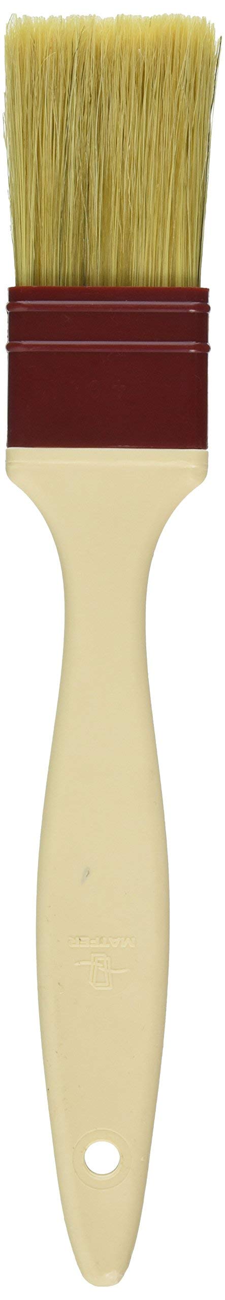 Matfer Bourgeat Natural Pastry Brush, Flat, 1 1/2