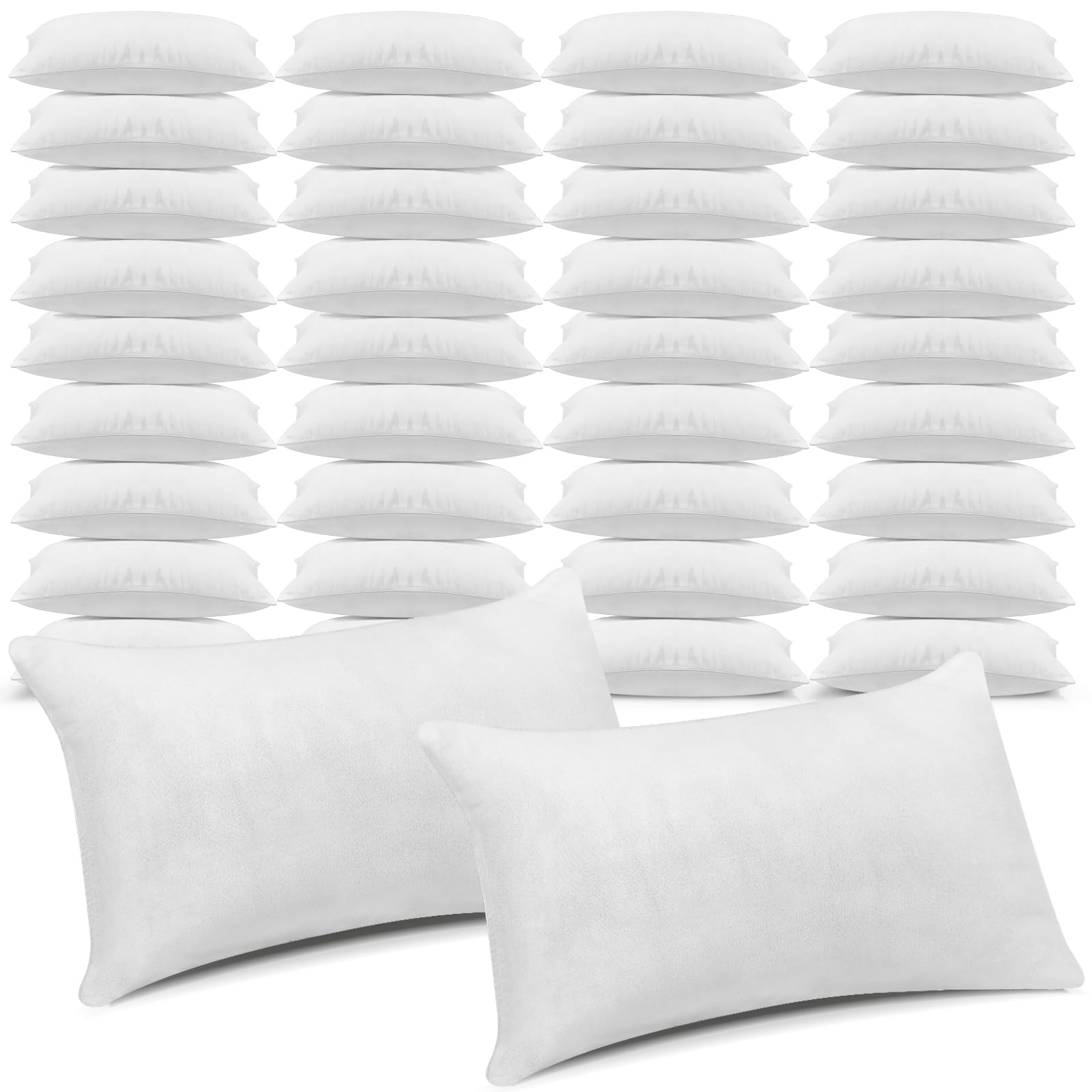 Macarrie 36 Pcs Queen Size Pillows For Sleeping Standard Size Pillows Bulk Bed Pillow Inserts Hotel Pillows Bulk For Stomach, Ba
