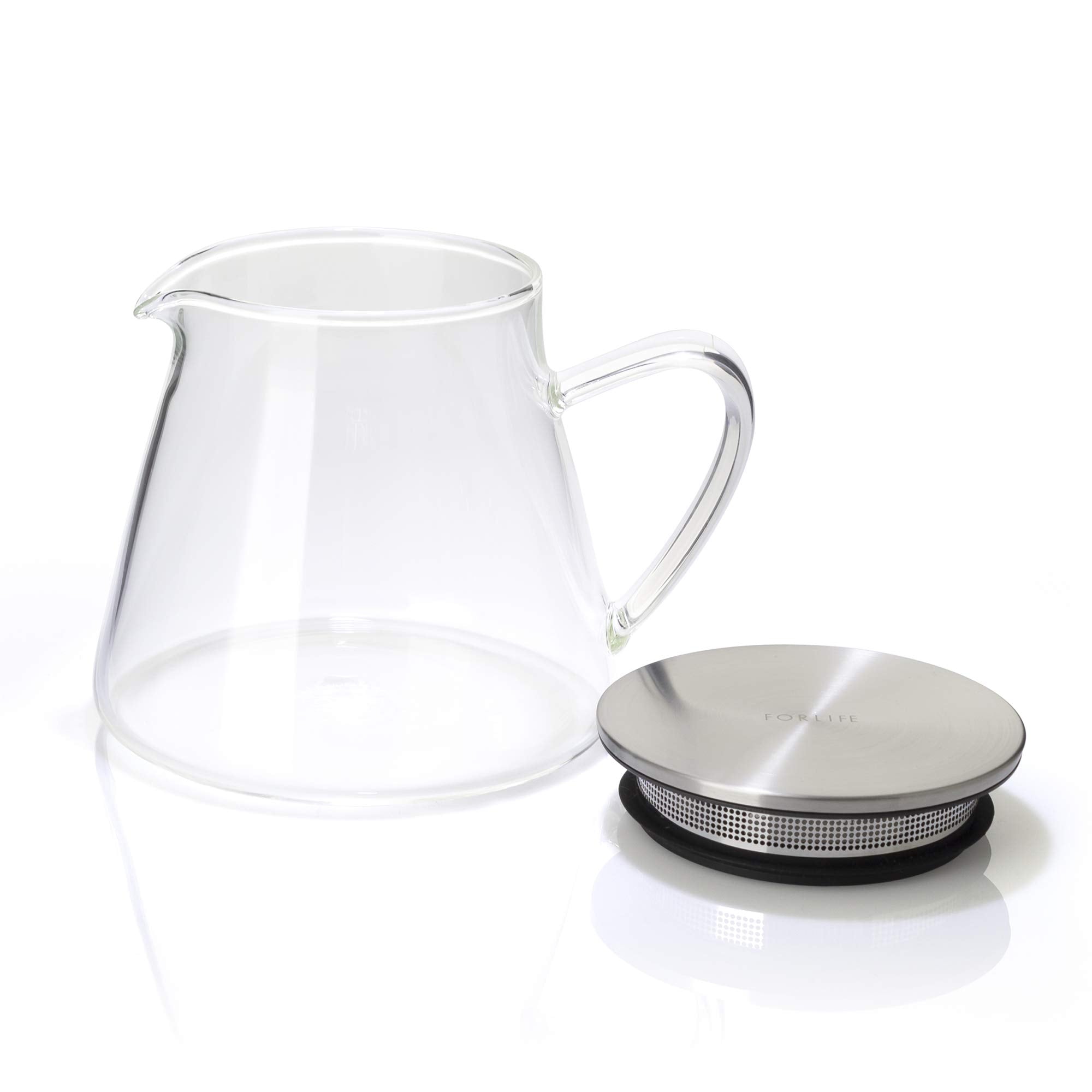 Forlife Fuji Glass Teapot With Filter Lid (32 Ounces)