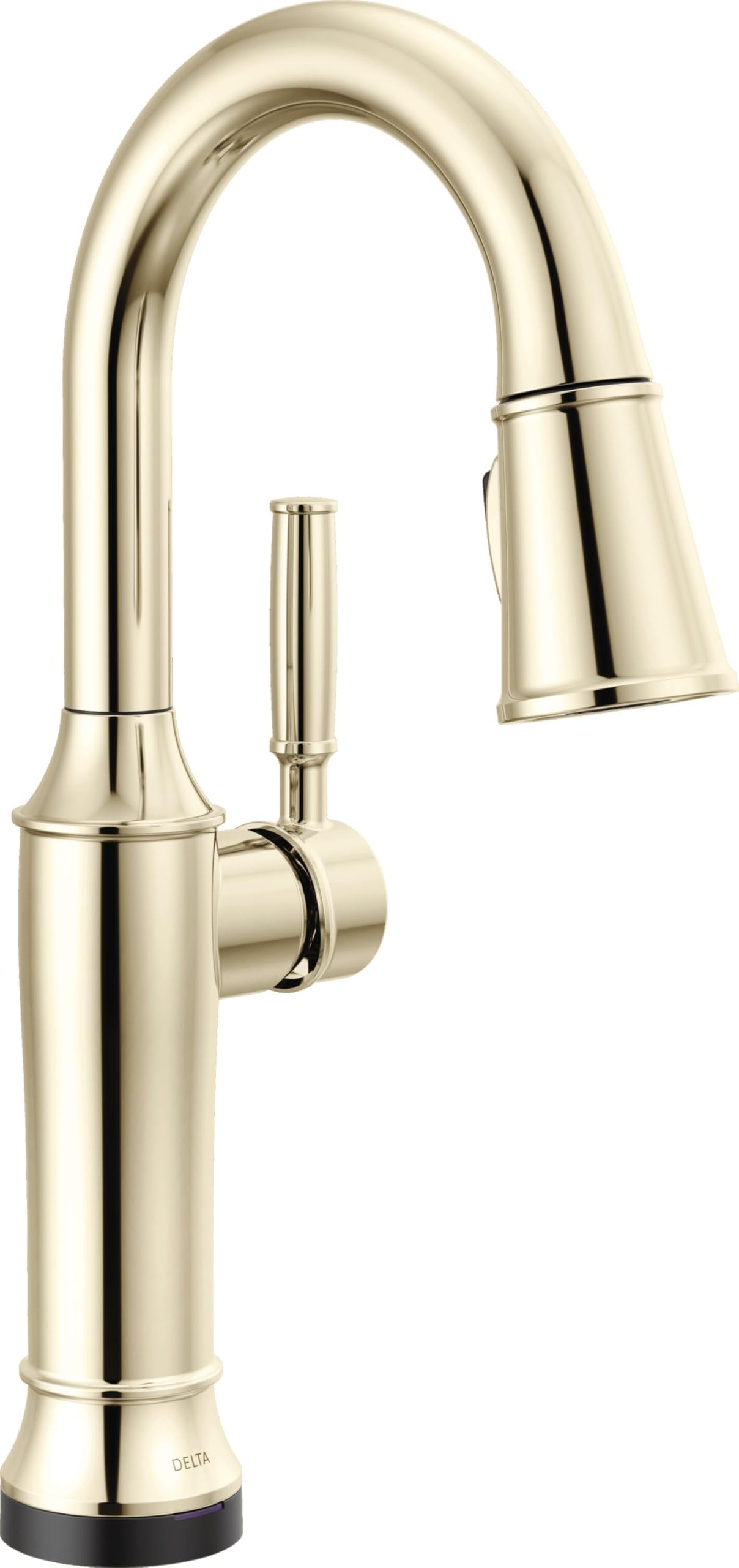 Delta Faucet Renaldi Bar Faucet Polished Nickel, Bar Sink Faucet Single Hole Polished Nickel, Wet Bar Faucets, Prep Sink Faucet,