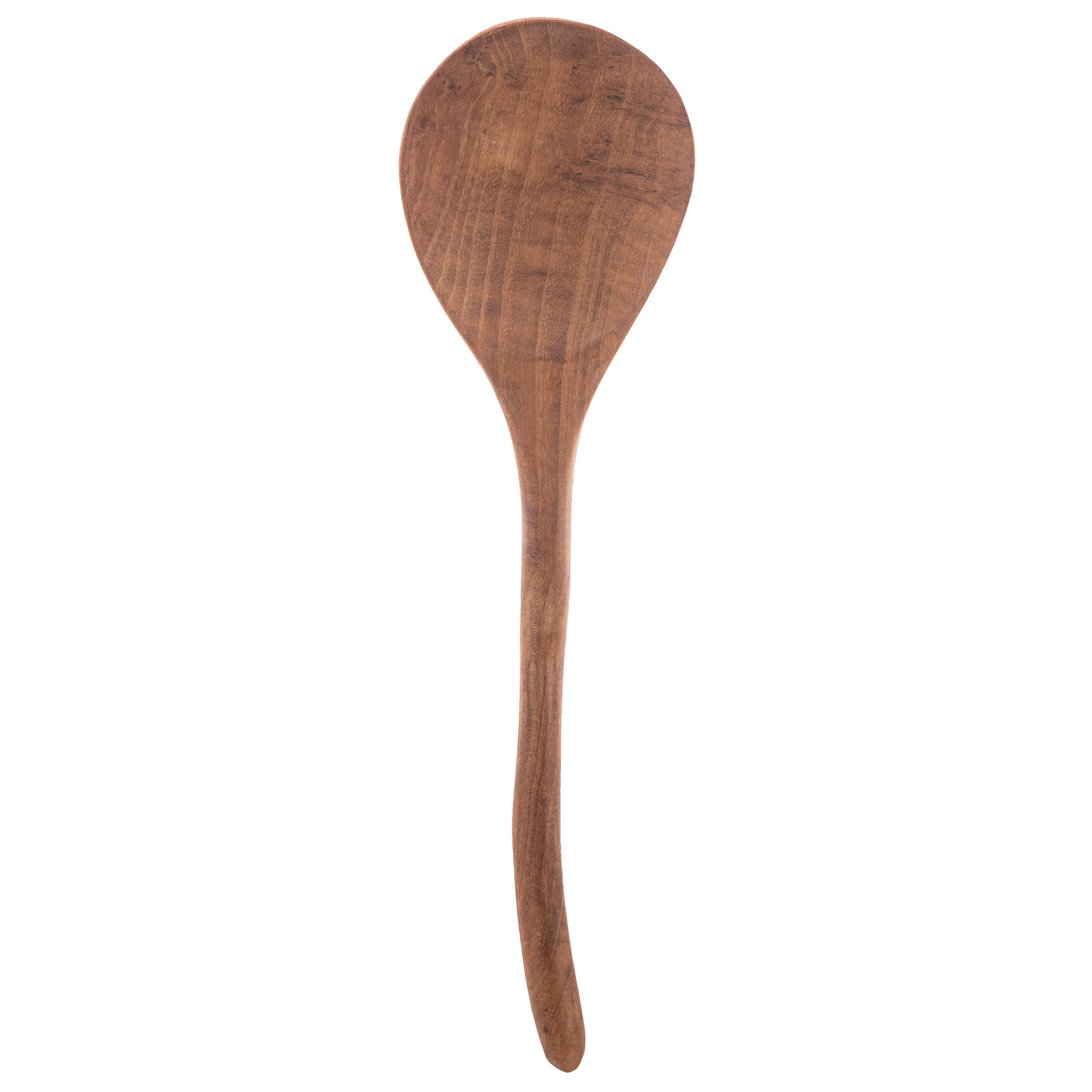 Karma Stirring And Mixing Spoons Set - Small Wooden Spoons - Natural Ladle - Teak Wood - Qty 1
