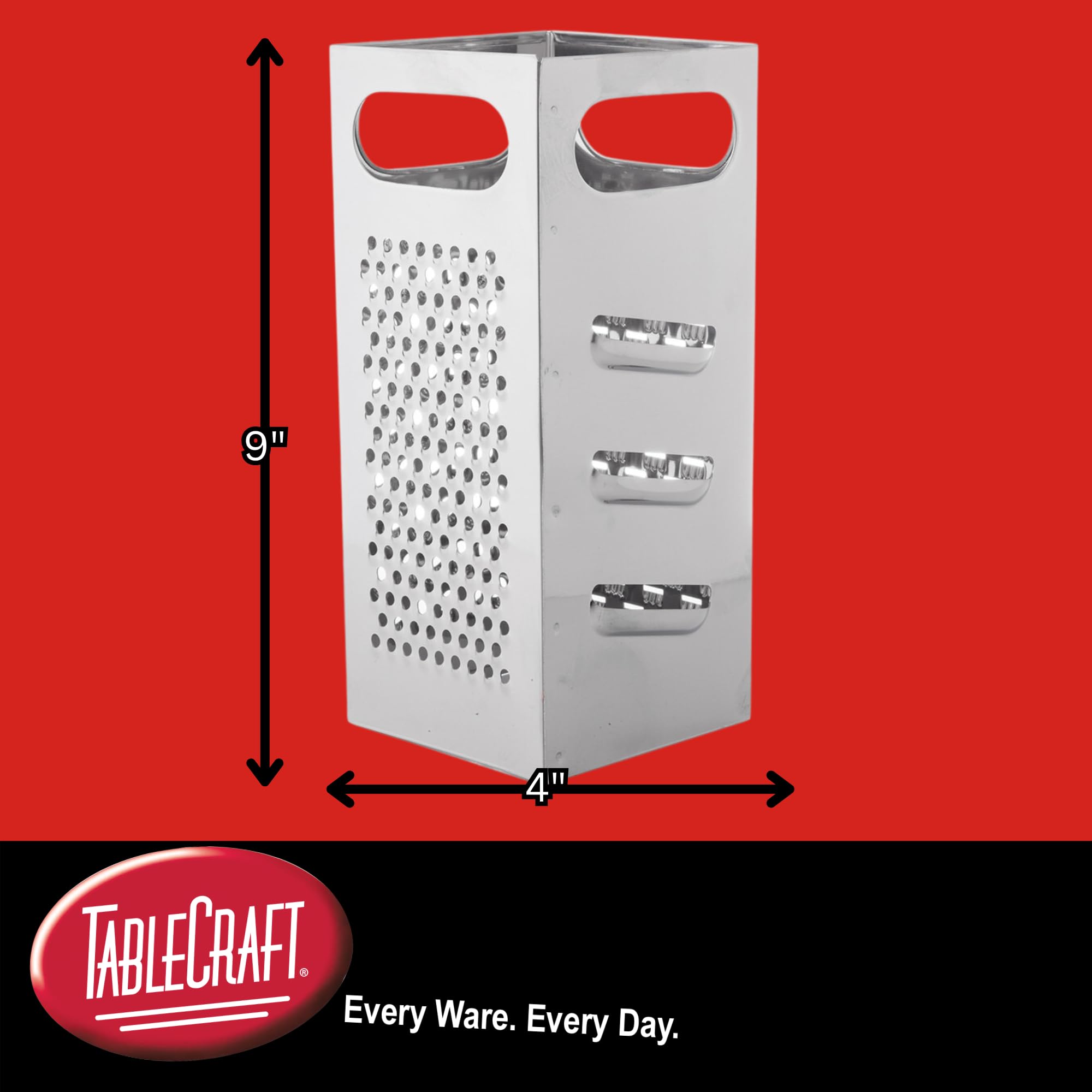 Tablecraft 4    X 4    Box-Type Square Grater