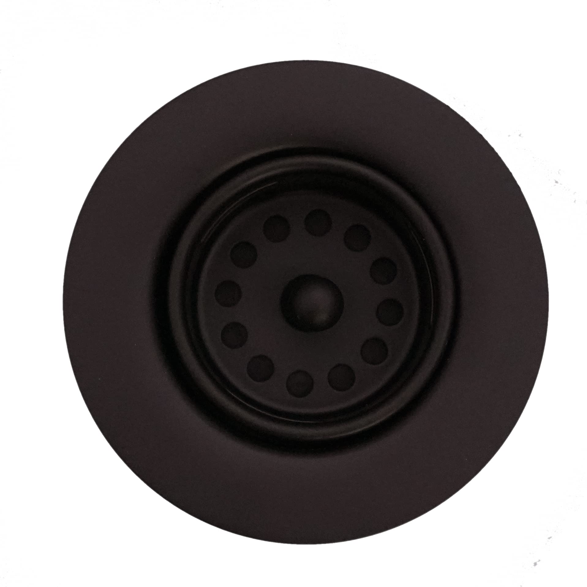 Westbrass D220-12 Midget Duo Bar And Laundry Sink Drain Assembly With Post Style Strainer Grid Cover, Oil Rubbed Bronze
