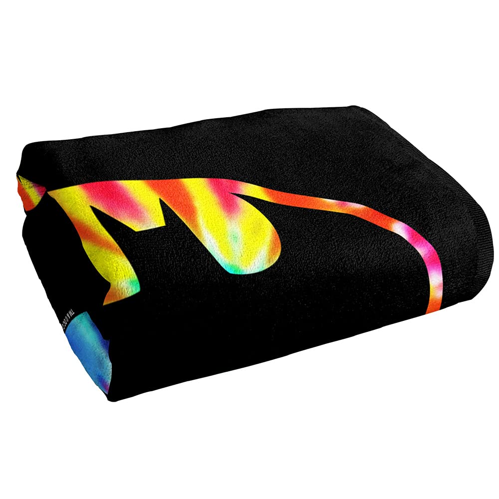 Logovision Batman Tie Dye Batman Logo Officially Licensed Beach Towel 30'' X 60''