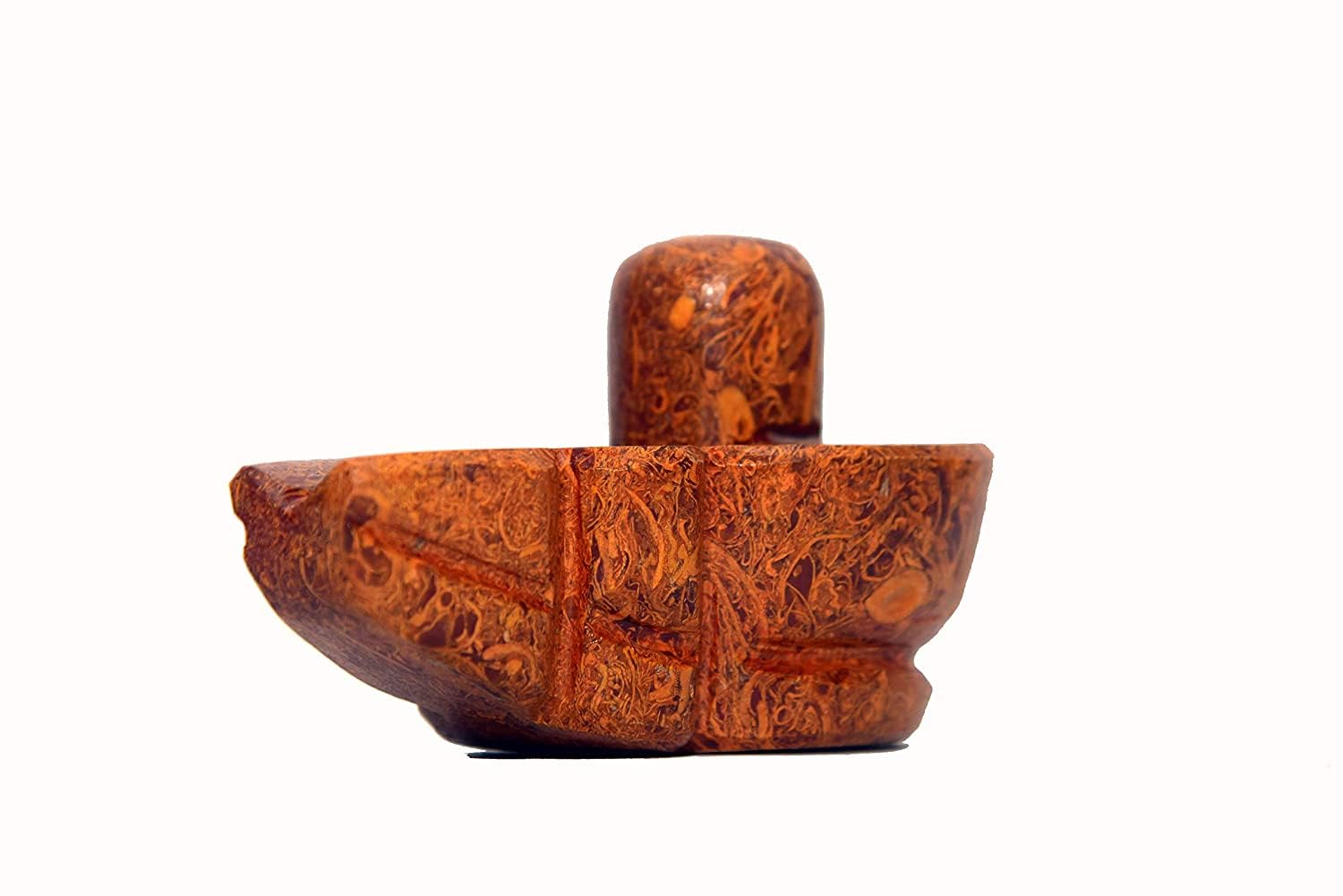Jaisalmer Harbour Stone Shivling For Pooja, 12.7 Cm