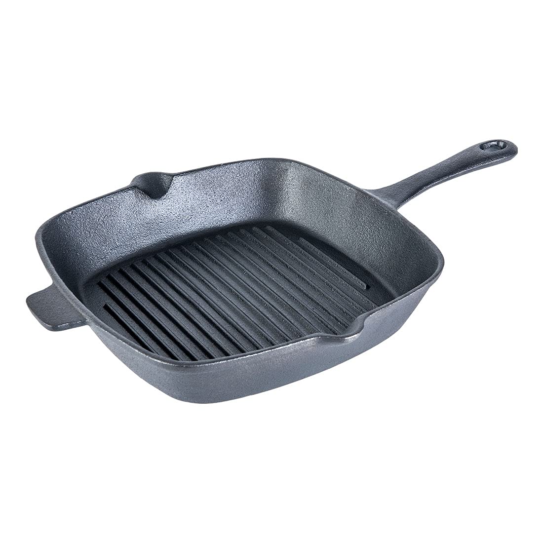 Wonderchef Forza CastIron 26 Cm Grill Pan, PreSeasoned Cookware, Induction Friendly, 3.8 Mm