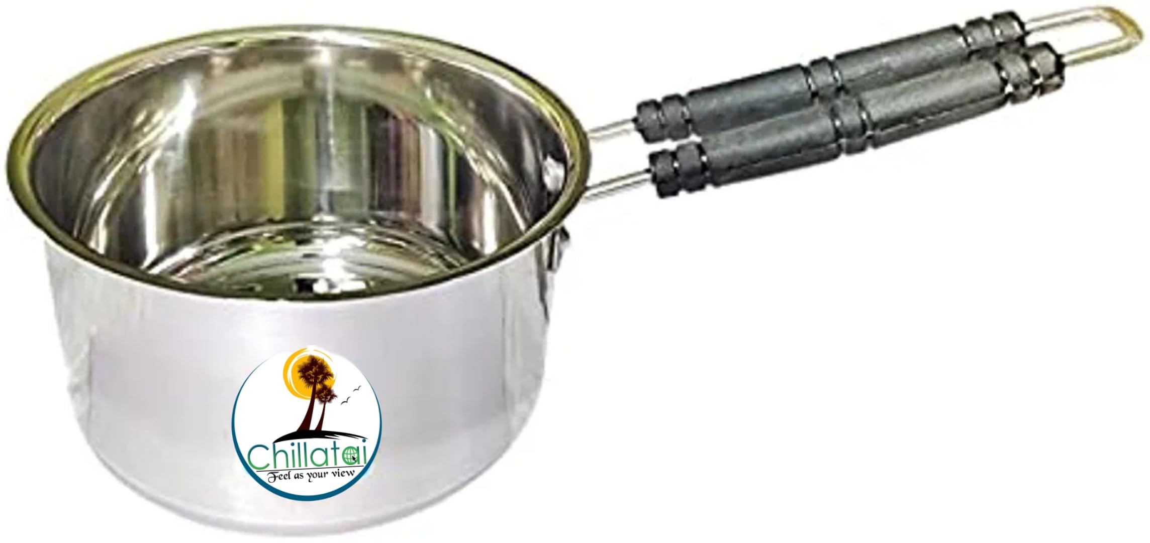 Chillatai Metals Stainless Steel Sause Pan/Milk Pan / 1.8 L (1800 Ml)
