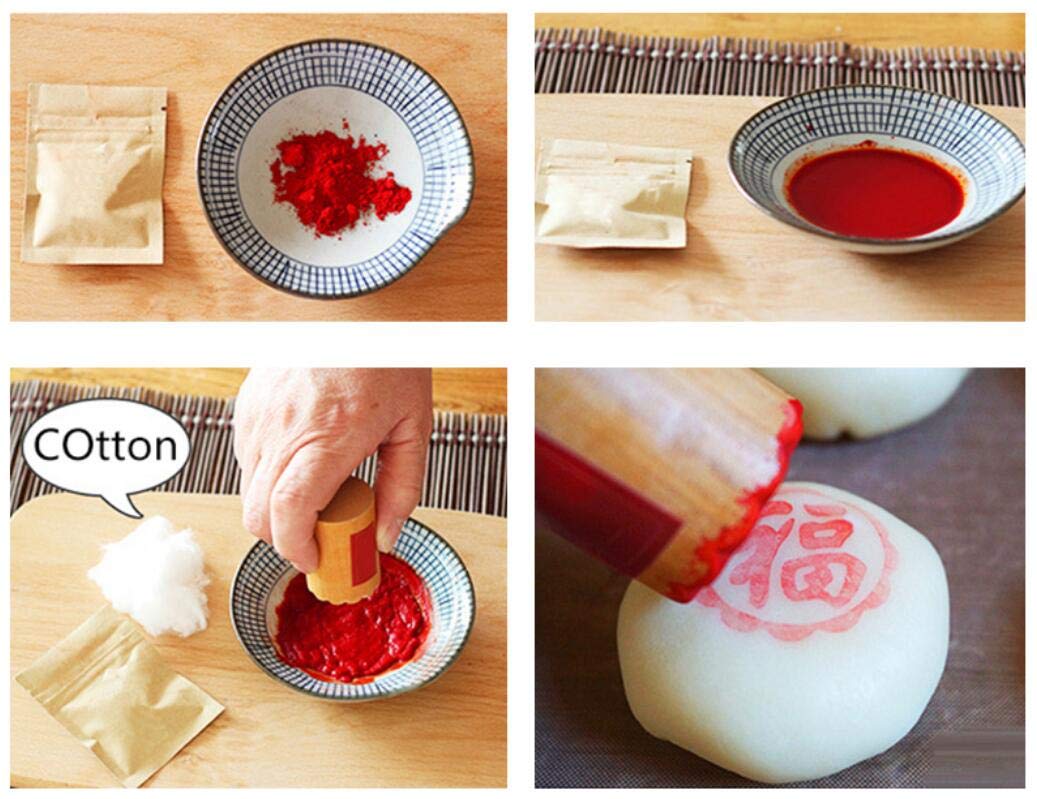 Fu Lu Shou Xi Pattern Wooden Stamp Cookie Press Cake Stamp Traditional Chinese Moon Cake Mold Diy Dessert Mold Maker For Mid-Aut