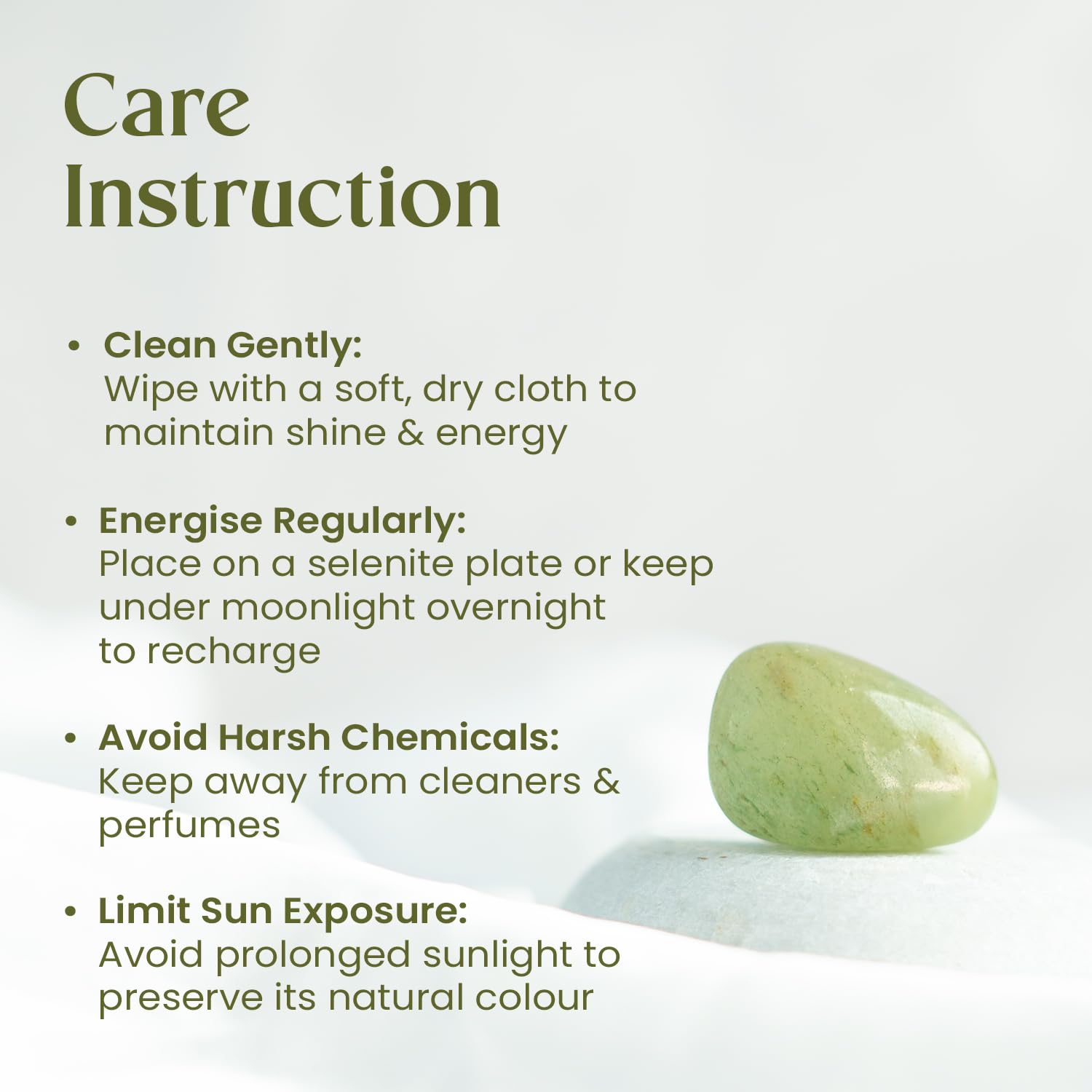 Astrotalk Green Aventurine Tumble | Attracts Luck, Prosperity & Career Growth | Enhances Focus, Smart Decisions & Heart Chakra Healing | Office & Home Decor | Gift for Man & Woman