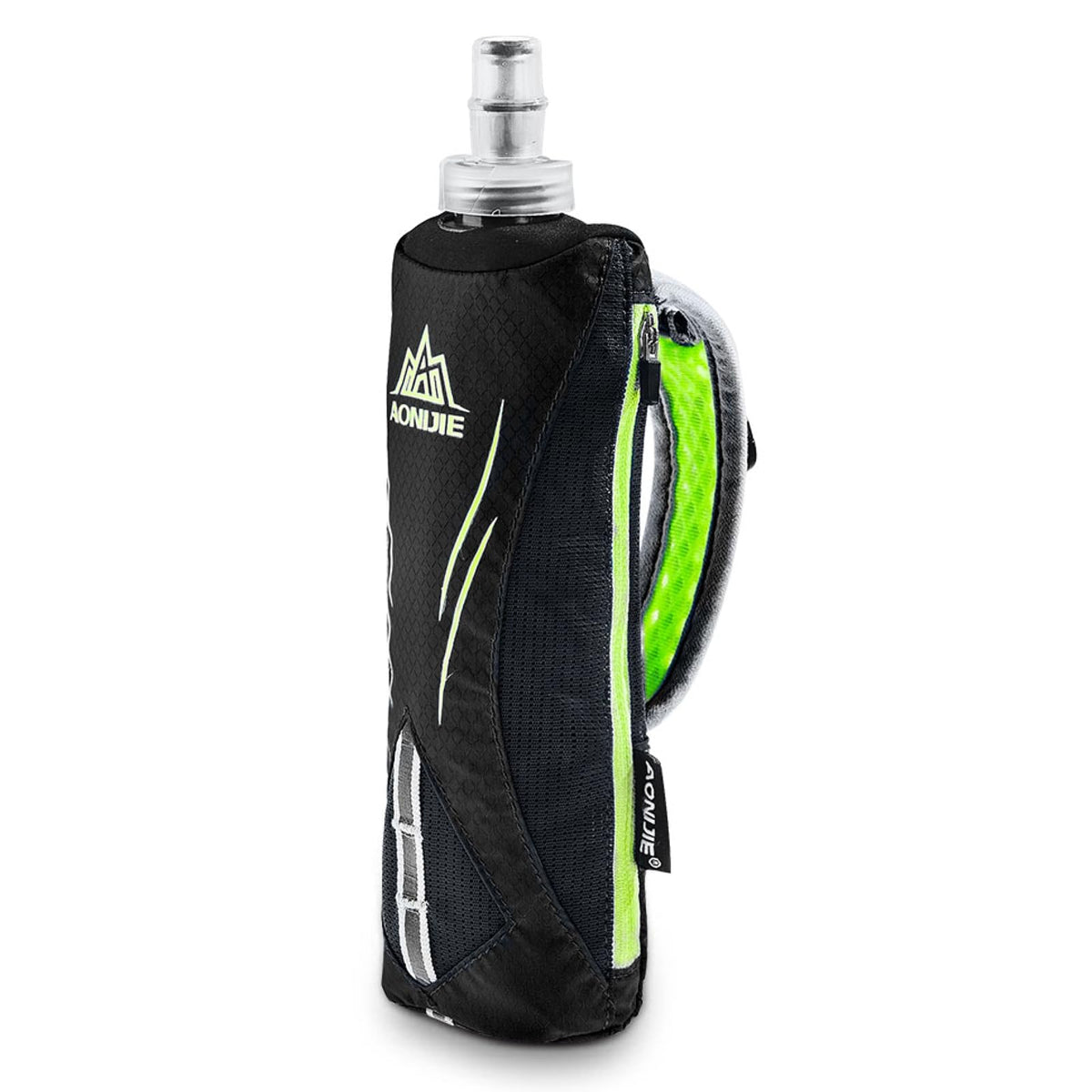 Triwonder Handheld Water Bottle For Running, Quick Grip Chill 17 Oz Handheld Soft Water Bottle With Hand Strap Hydration Pack, B