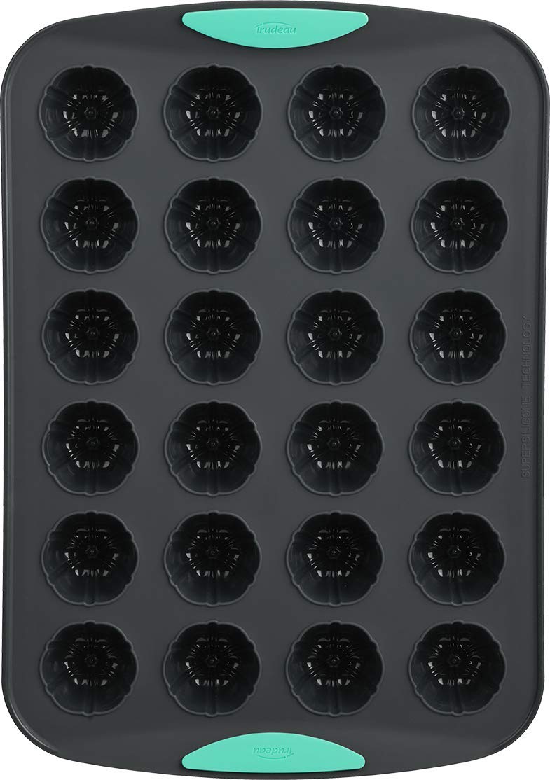 Trudeau Bakeware Cupcake Pan, 24-Count, Mint