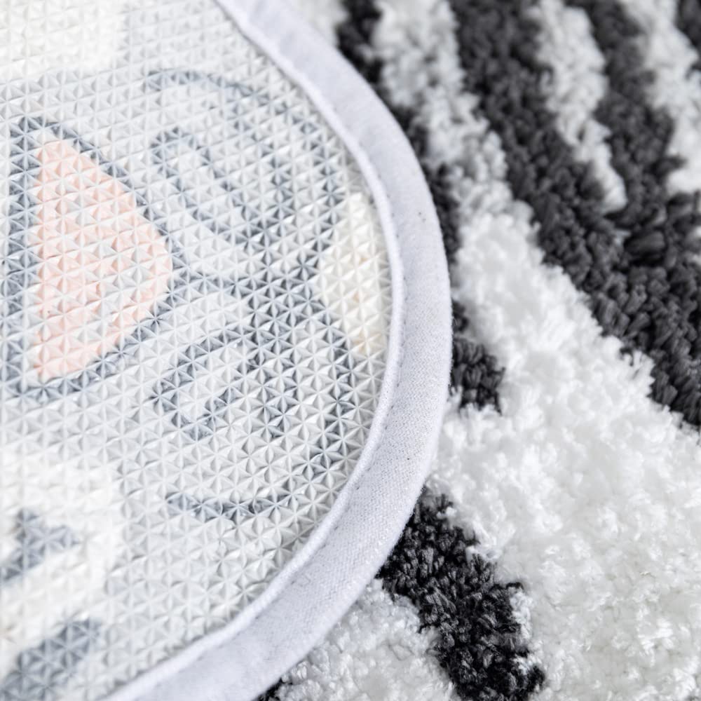 Tiger Shaped Bathroom Rug Animals Bath Mat Rug Non-Slip Bathroom Door Mat For Bedroom Bathroom Kitchen Cartoon Rug For Bathroom