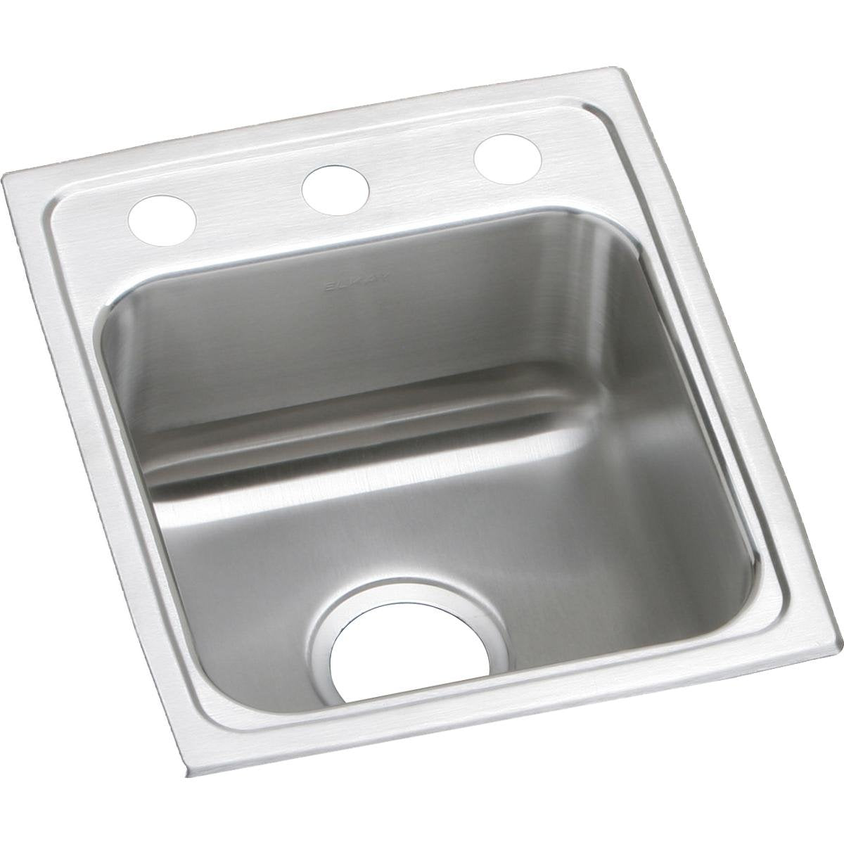 Elkay Lustertone Classic Stainless Steel 15'' x 17-1/2'' x 5-1/2''  Single Bowl Drop-in ADA Sink