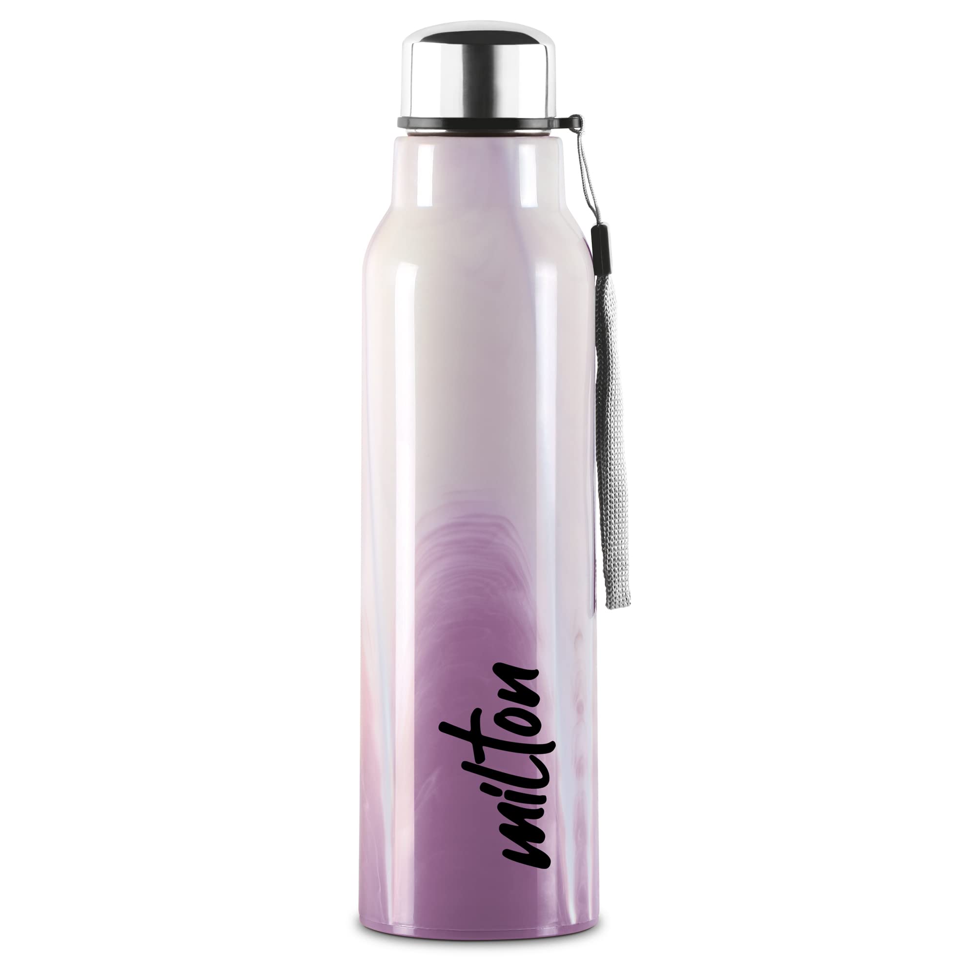 Milton Water Bottle Steel Marble 900 Pu Insulated, Inner Stainless Steel Water Bottle, 630 Ml, Leak Proof, Bpa Free, Ideal For H