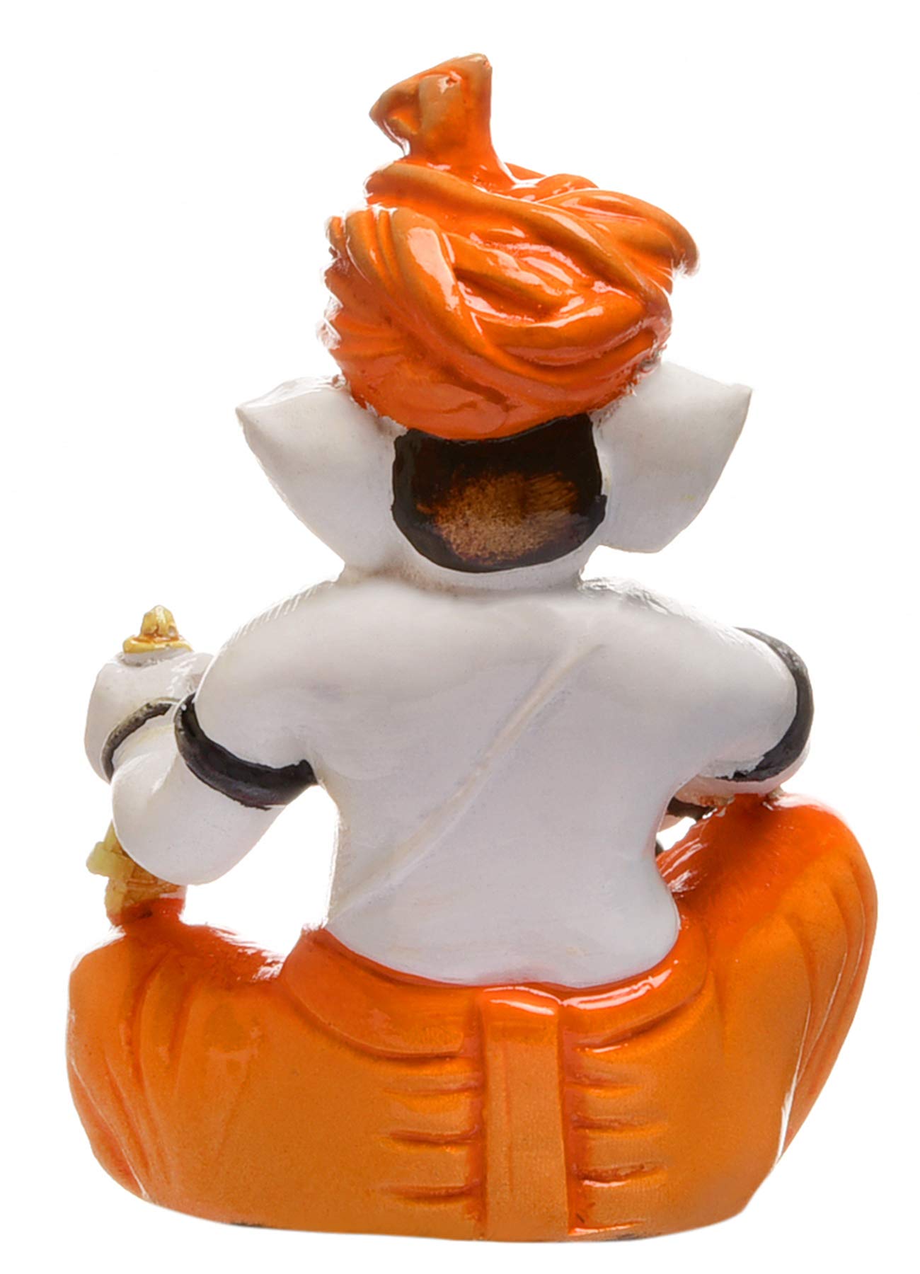Karigaari India Handcrafted Polyresin Eco Friendly Lord Ganesha Ganpati Idol Figurine | Lord Ganesha Statue for Home Decoration