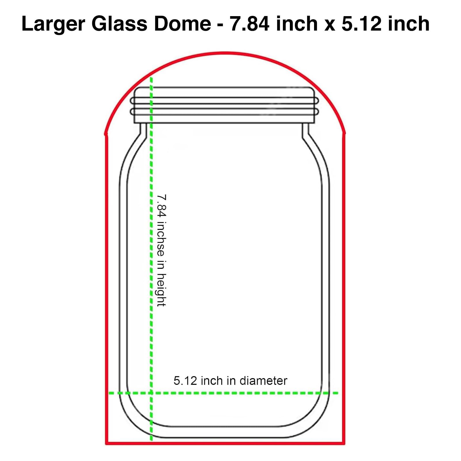 Sourdough Starter Warmer with Larger Glass Dome Set - Precision 1? Temp Control (70-100?), 12H Timer, Auto On/Off, for Reliable