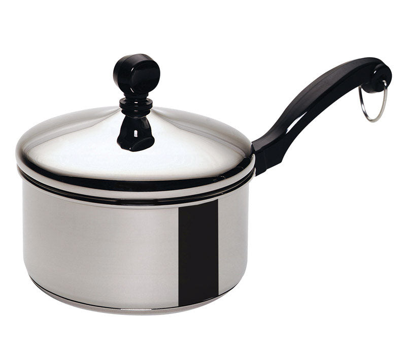 Sauce Pan 1Qt Covered Ss (Pack Of 1)