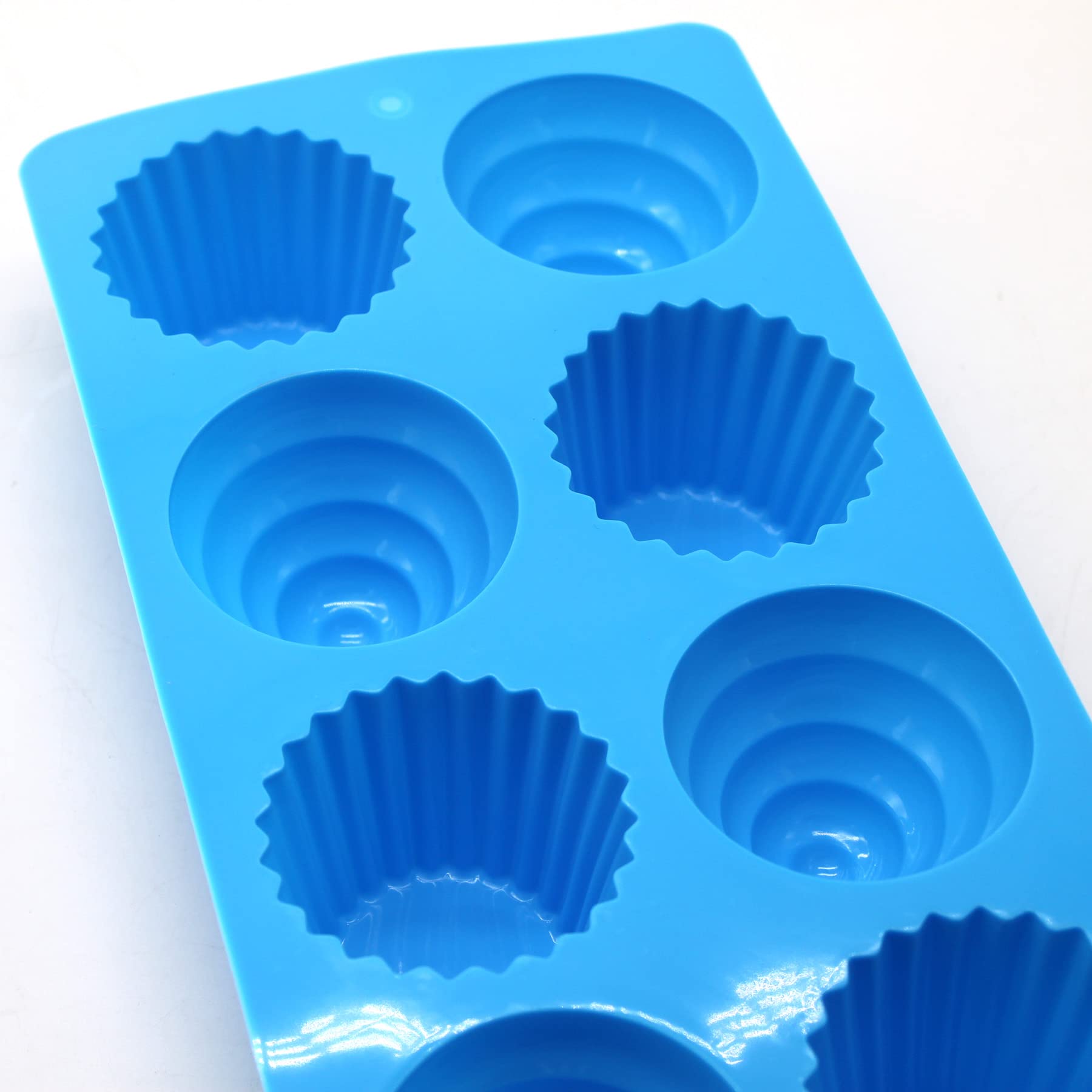 X-Haibei Great Ice Cream Cone Cupcake Soap Pan Bakeware 8-Cavity Tray