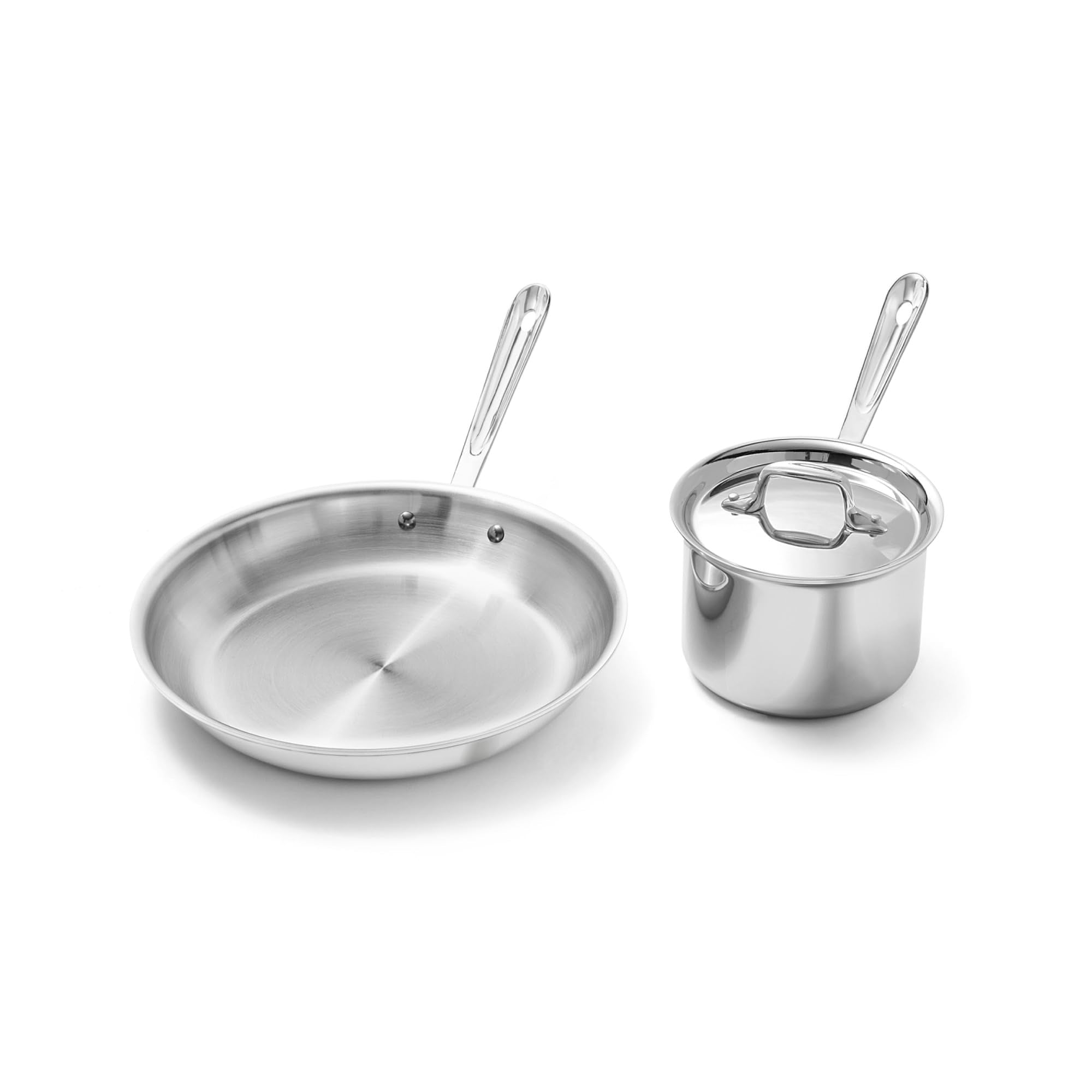 AllClad D3 Stainless Steel Cookware Set, 3Piece, Made in the USA