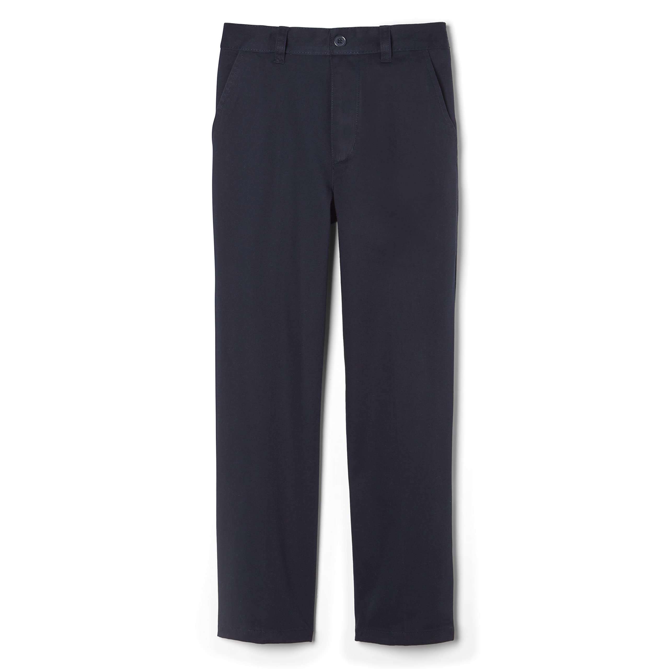 French Toast Boys Little Pull-On Relaxed Fit School Uniform Pant (Standard  Husky), Navy, 5