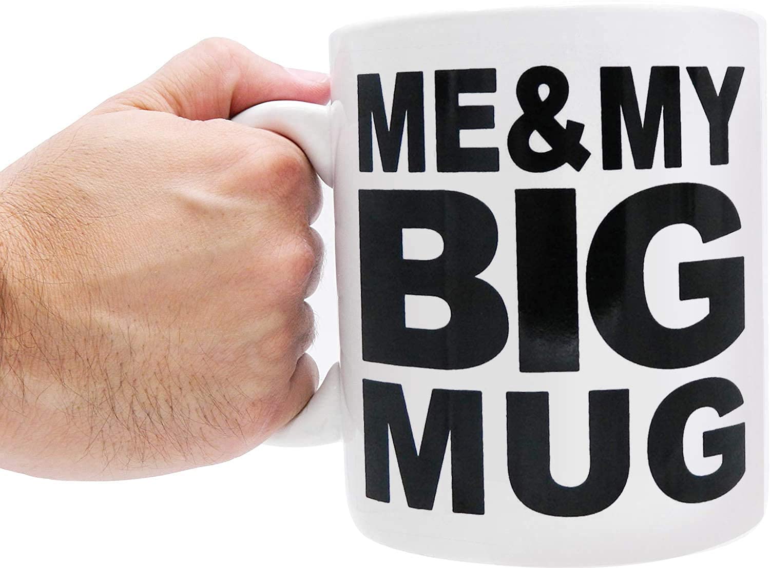 Mug BIG Coffee Mug oversize Huge 28 ounces Mega Size Cup  Extra Large for Big drinks  Office desk decor novelty Gift Coffee Lovers XL Coffee Mug (ME & MY BIG MUG)