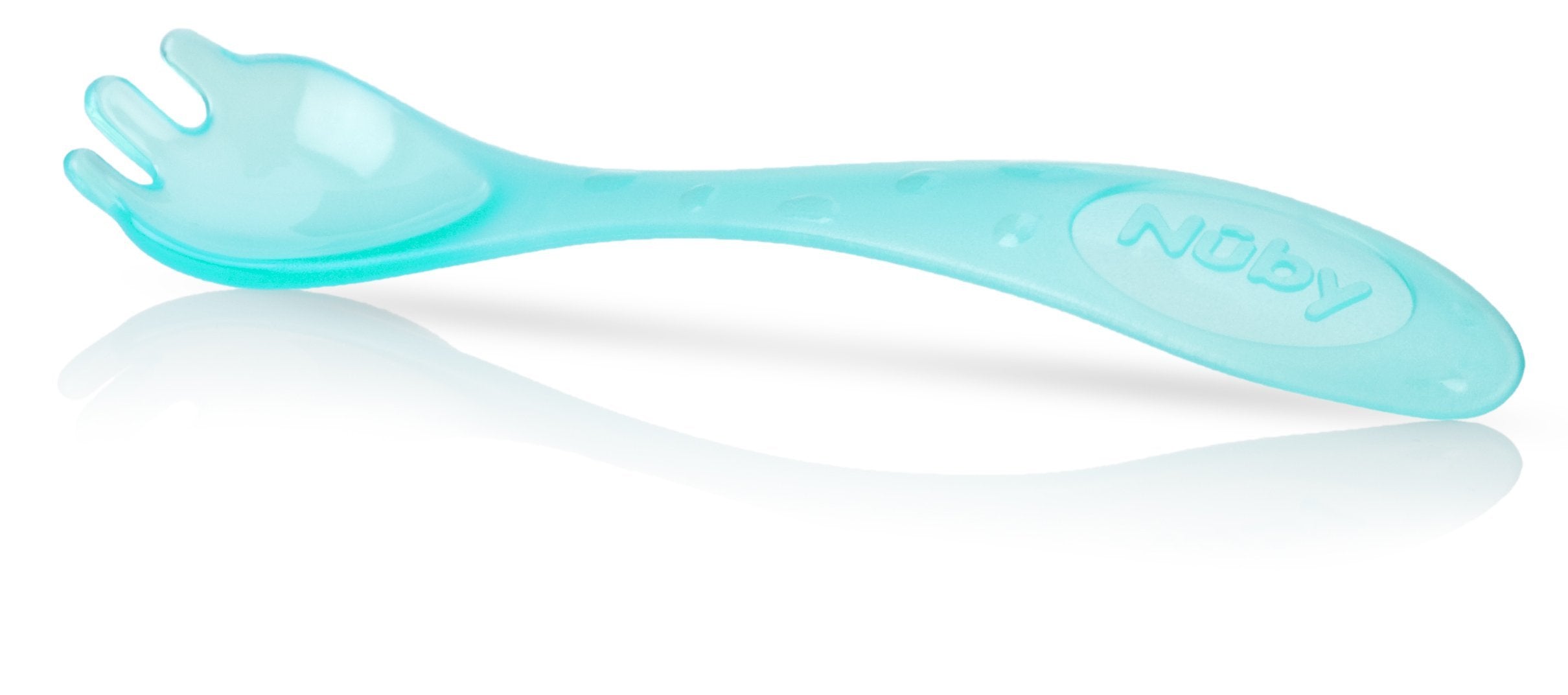 Nuby 16 Piece Wash or Toss Toddler Feeding Fork and Spoon Set