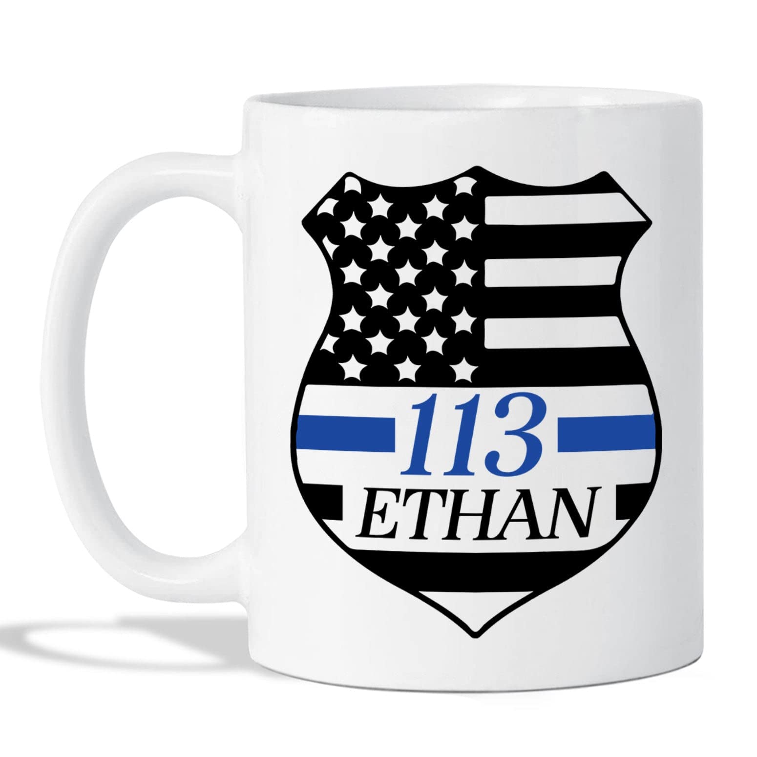 Police Novelty Cup, Custom Police Coffee Mug, Personalized Police Officer Mug, Officer Mug, Policeman Mug, Gifts For Cop, Police