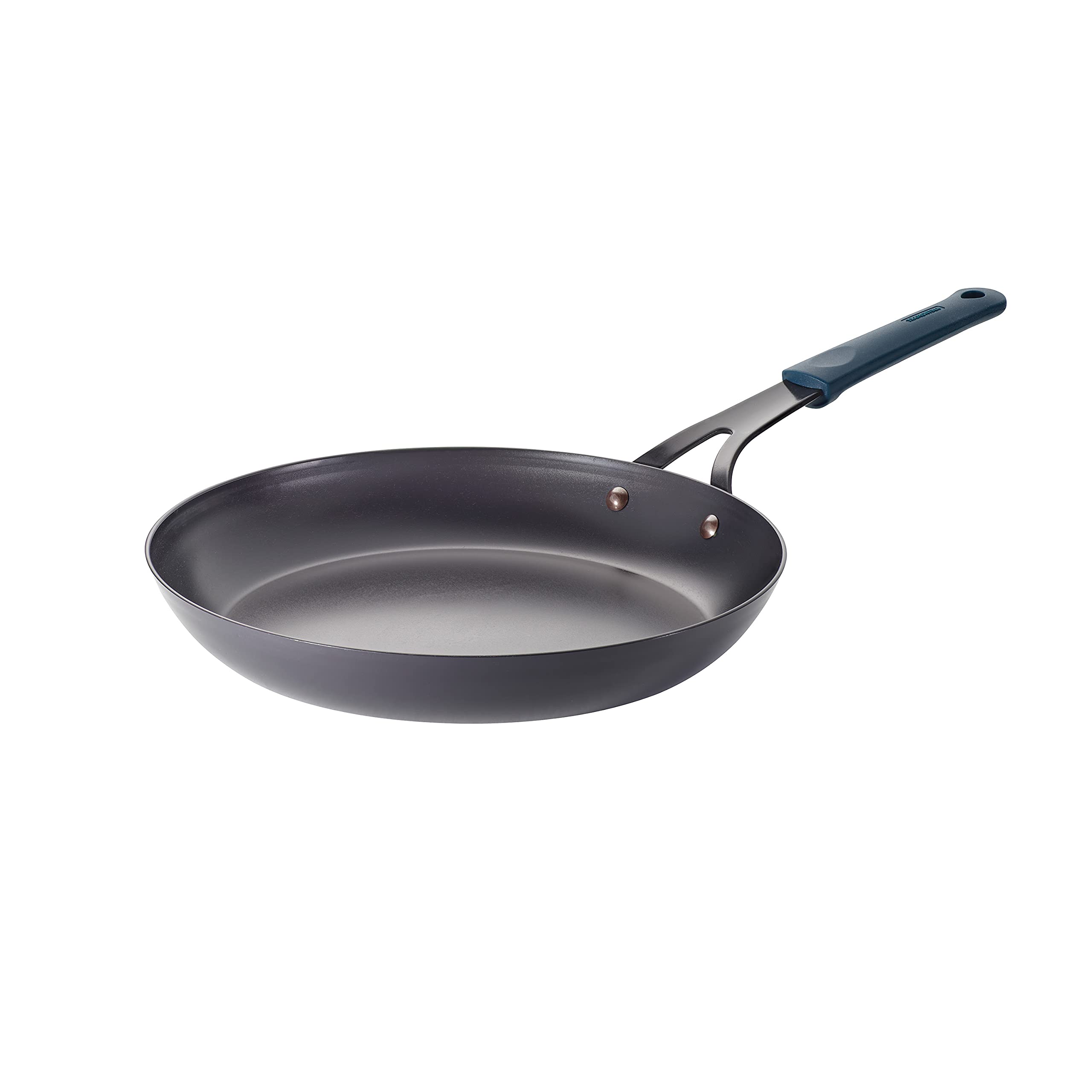 Tramontina Carbon Steel 12-Inch Large Frying Pan with Silicone Grip, Naturally Non Stick Skillet, Oven Safe