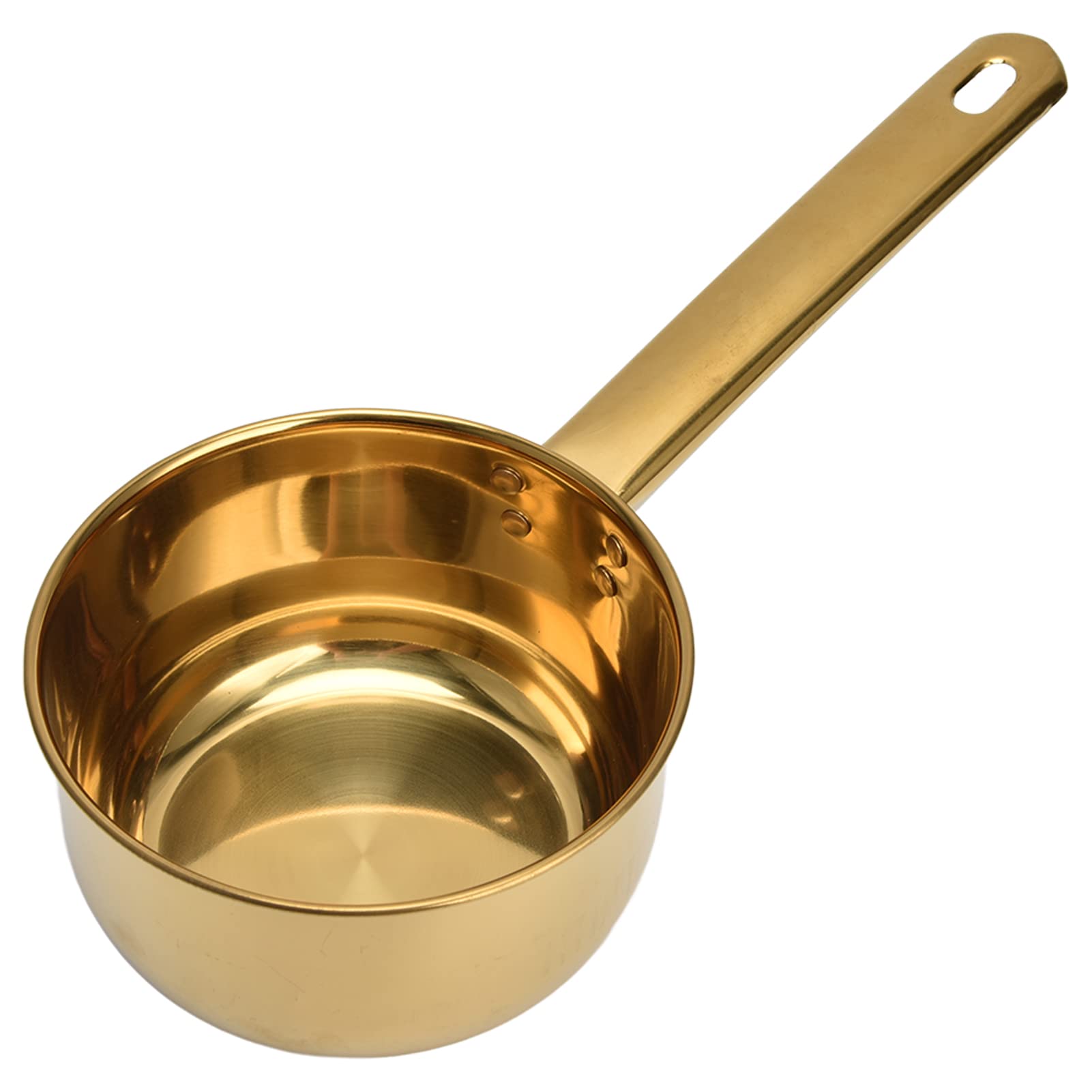 LEEZAD Water Ladle, 304 Stainless Steel Water Scoop with Hanging Hole, Water Ergonomic Handle Smooth Finish for Kitchen Cooking 