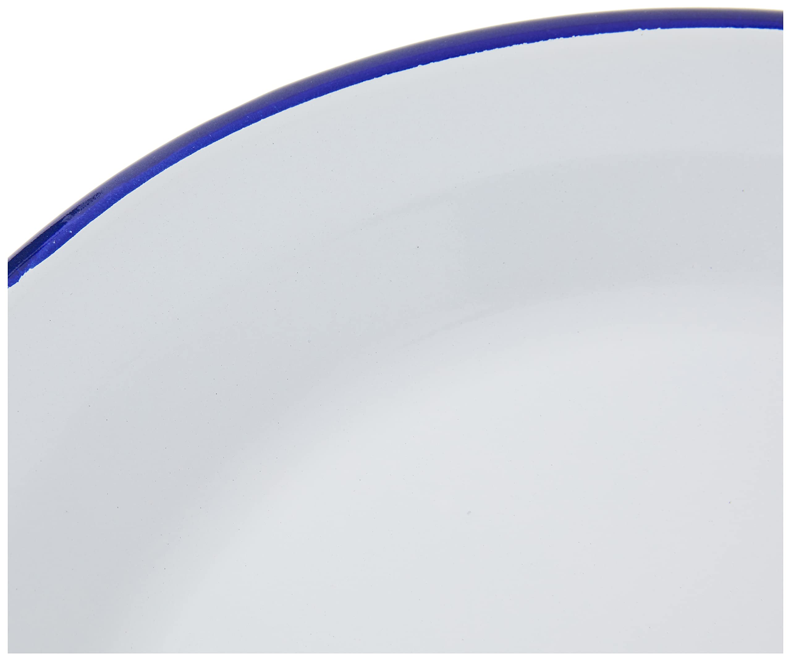IBILI  ''Blanca Plain Plate  White/Blue  28 x 2.5 cm