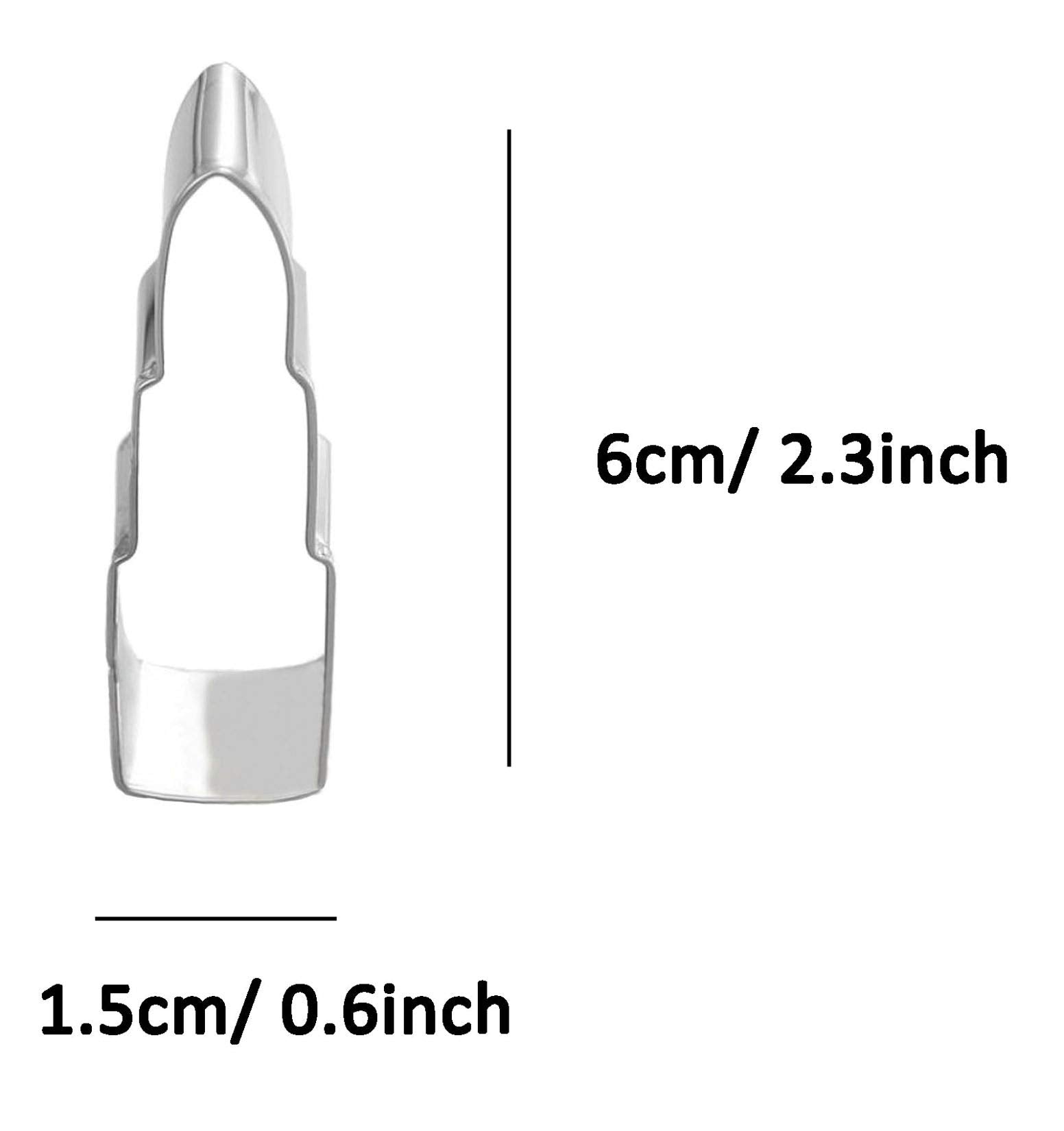 Wjsyshop Mini Lipstick Cookie Cutter Stainless Steel - Small Size
