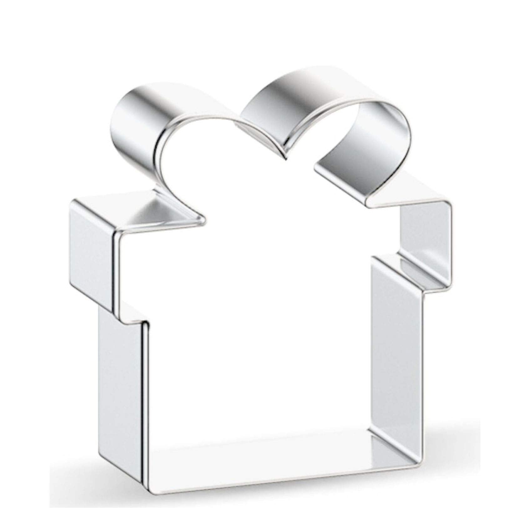 Wjsyshop Mini Christmas Gift Present Box Cookie Cutter - A Small Size