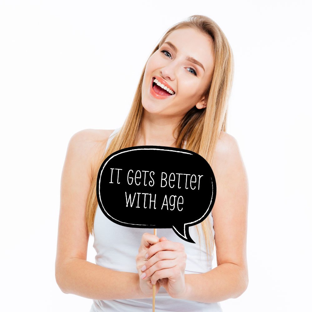 Big Dot Of Happiness 40Th Anniversary - Photo Booth Props Kit 20 Count